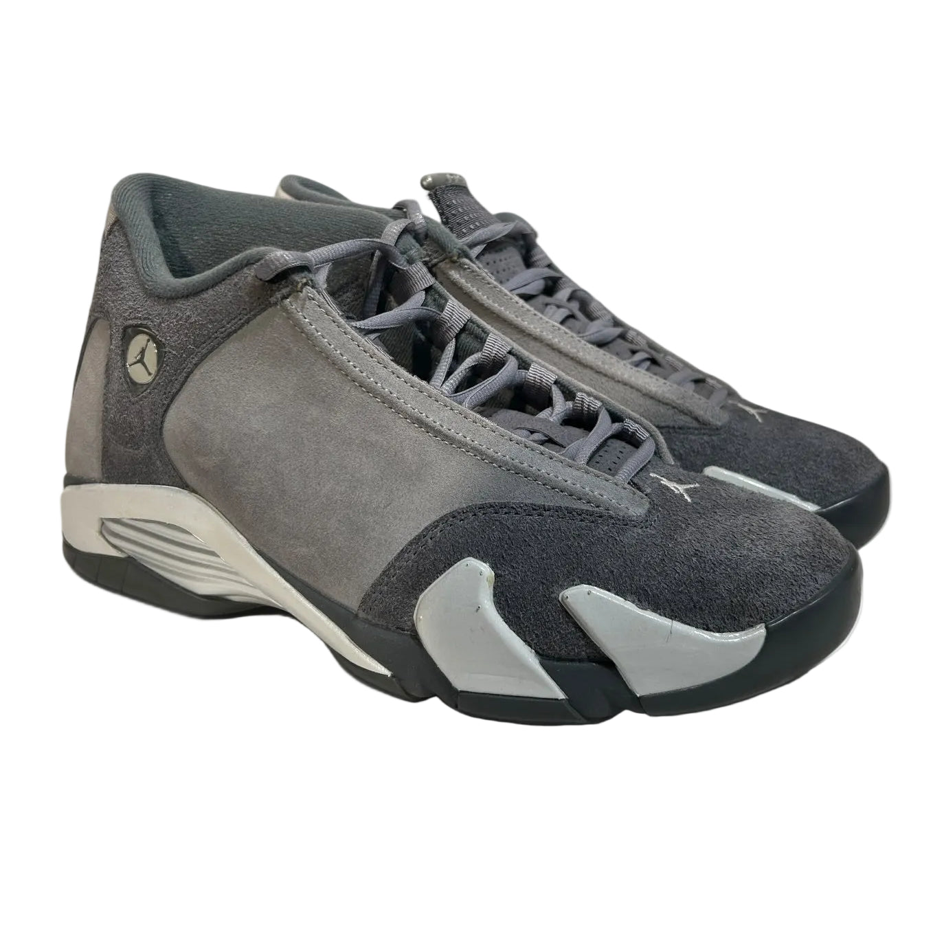NIKE/Hi-Sneakers/US 9/GRY/AIR JORDAN 14 RETRO FLINT GREY view 1