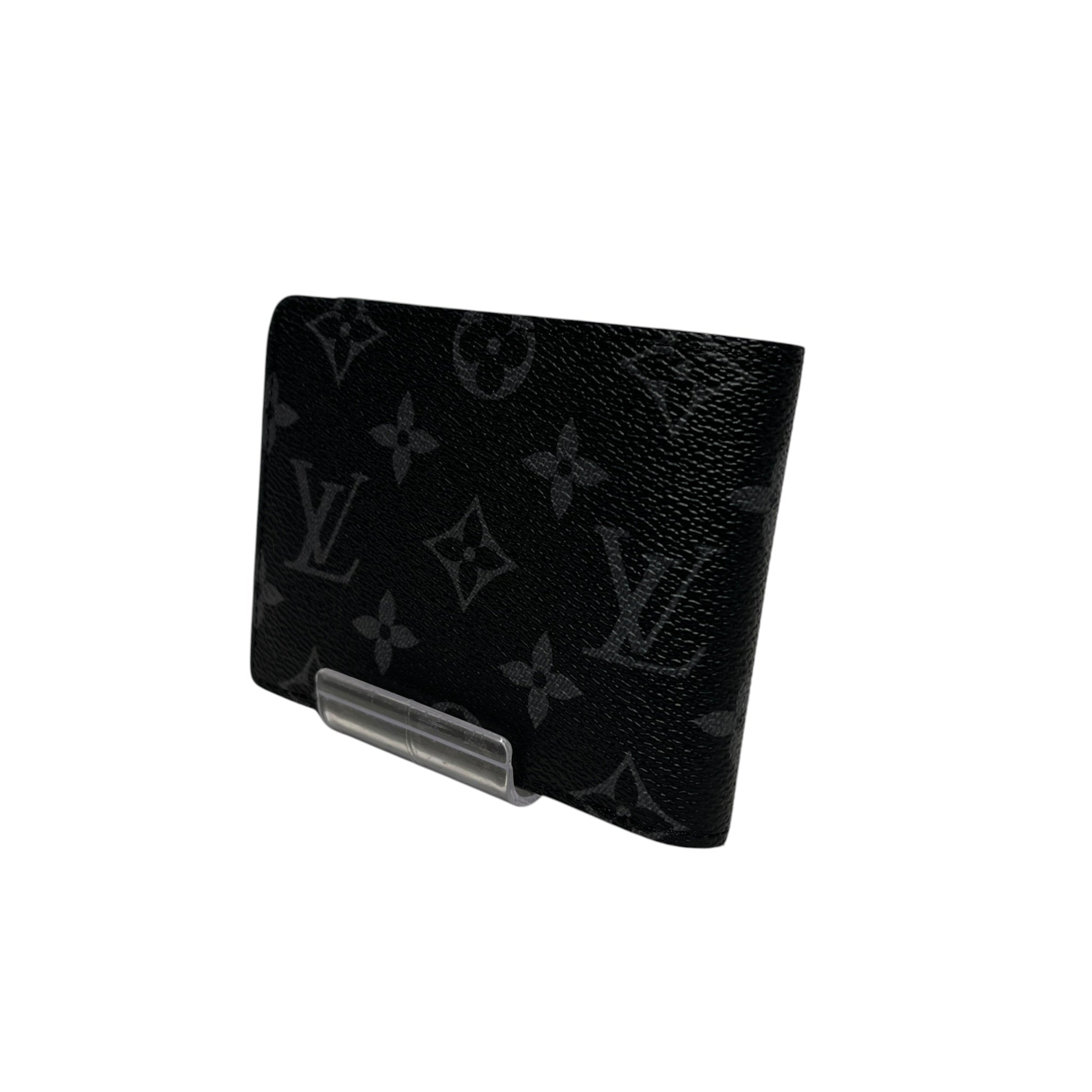 LOUIS VUITTON/Wallet/Leather/BLK/M's/Eclipse slender multiple view 2