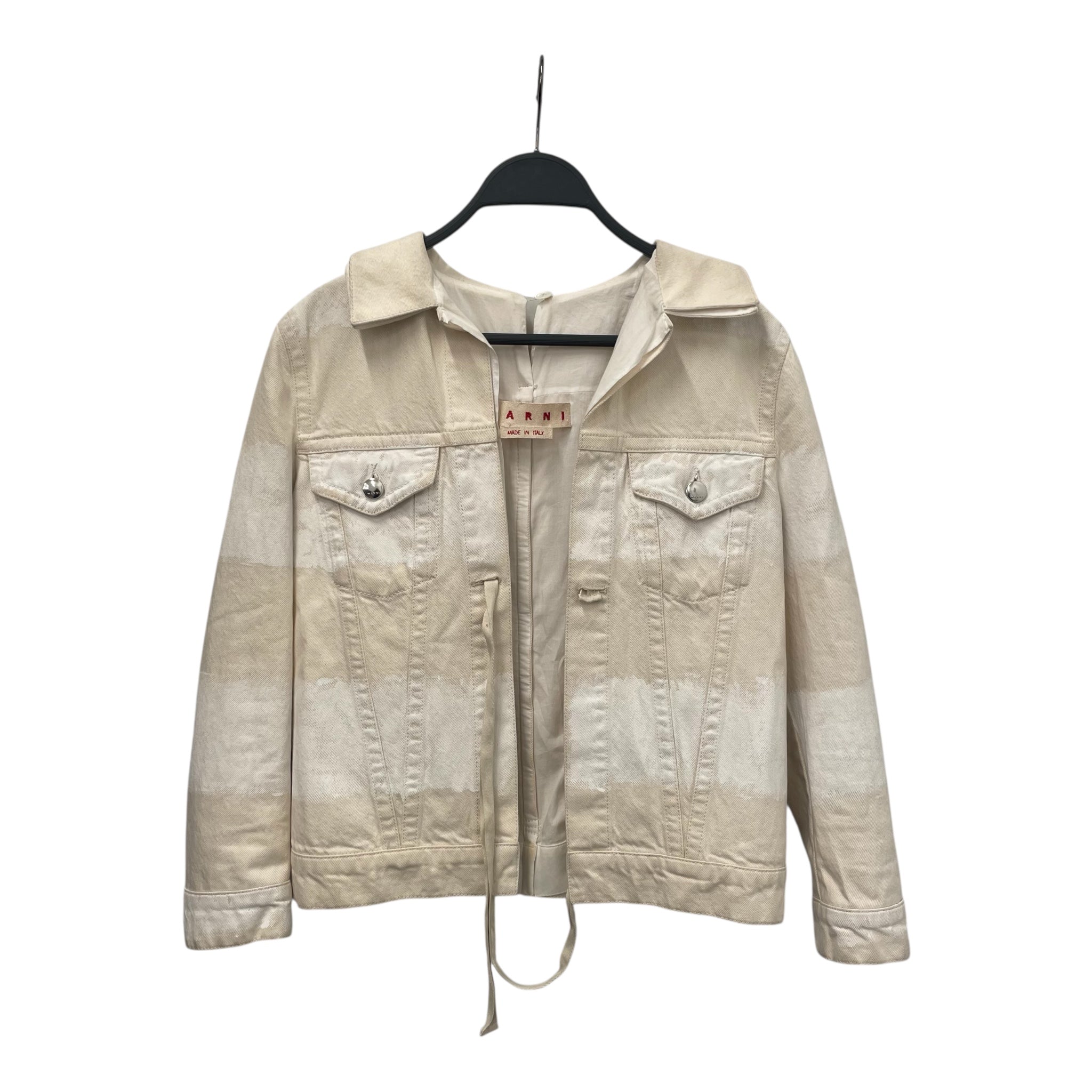 MARNI/Denim Jkt/36/Cotton/WHT/ view 1