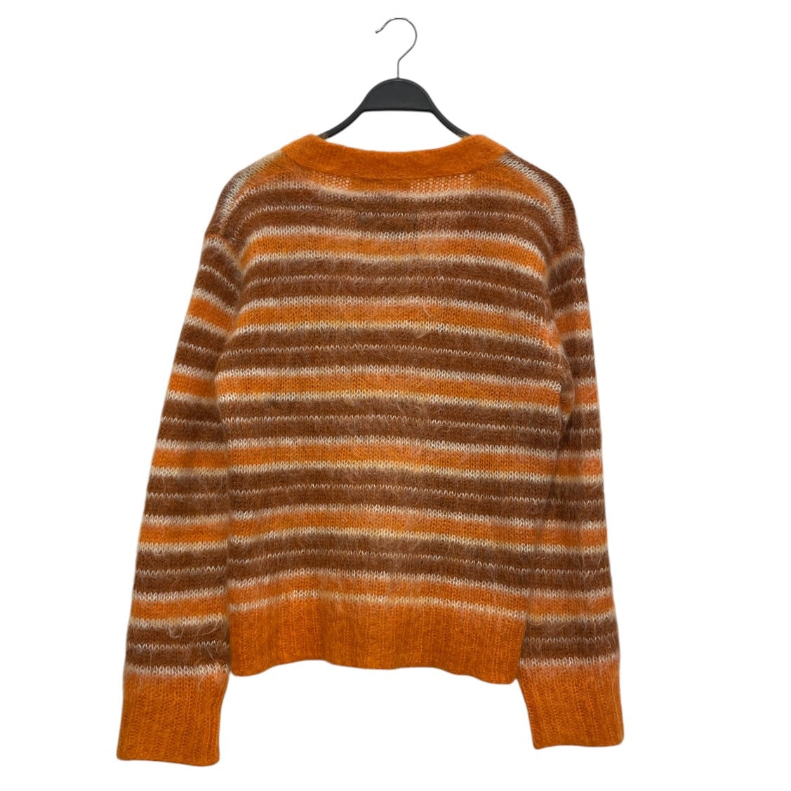 MARNI/Cardigan/42/Stripe/Mohair/ORN/FUZZY WUZZY PUMPKIN STRIPE view 2