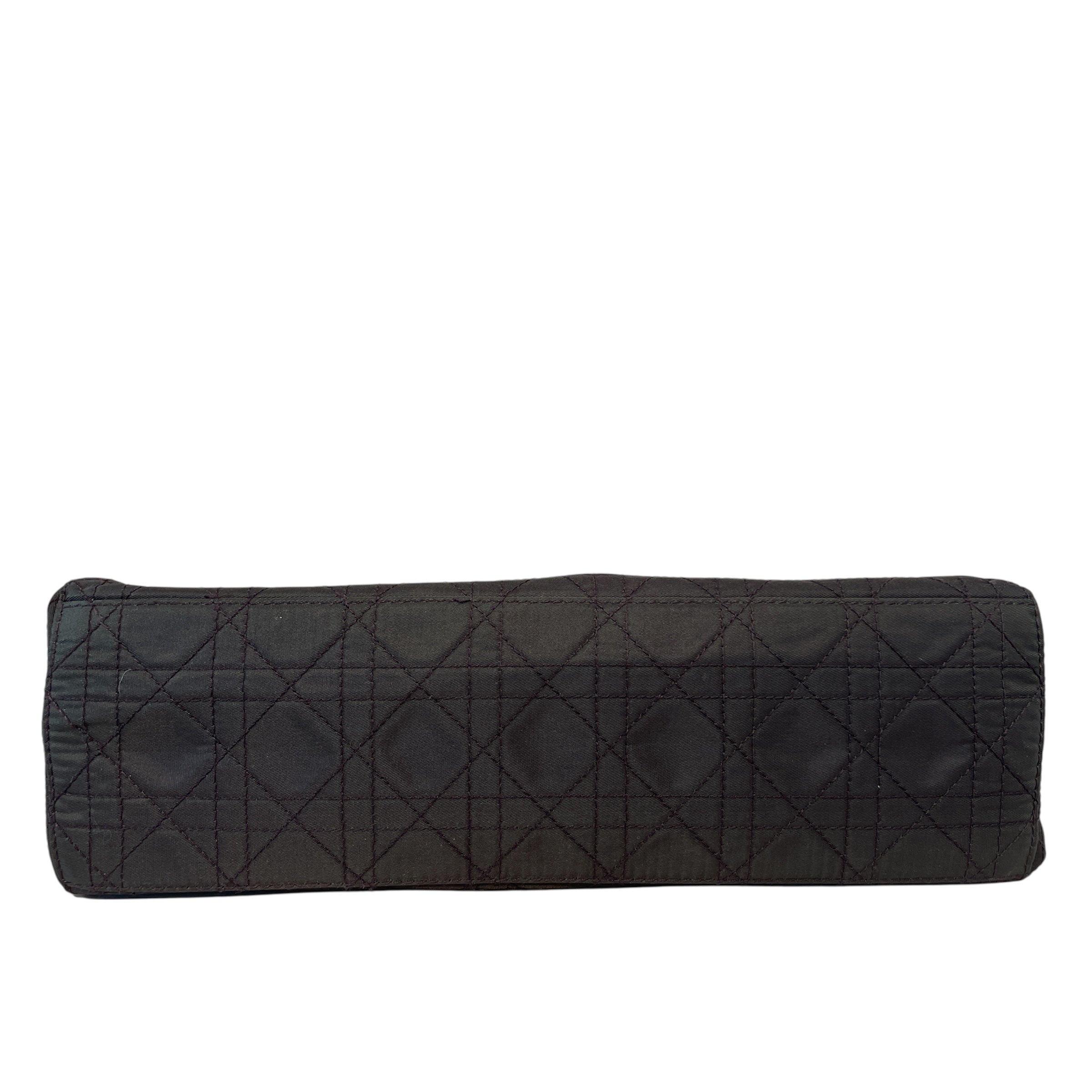 Christian Dior/Hand Bag/Cotton/BLK/Quilted Tote view 3