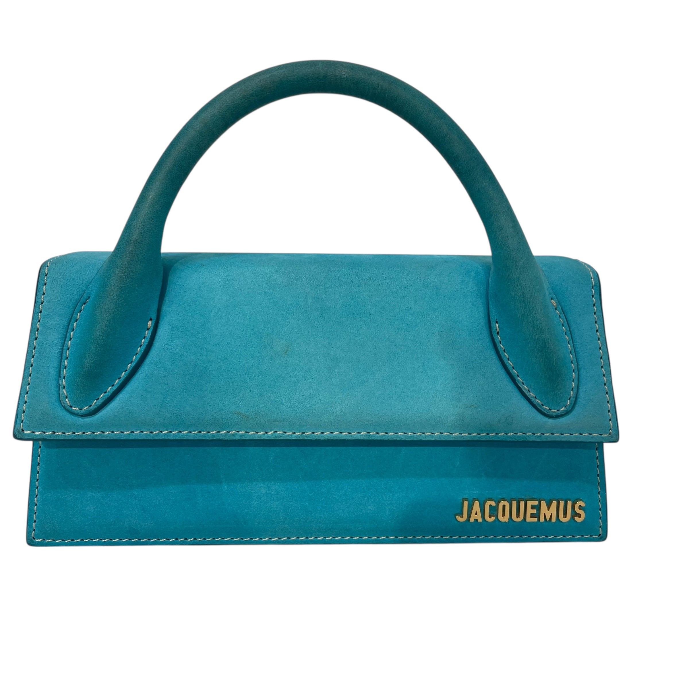 JACQUEMUS/Cross Body Bag/Suede/BLU/LE CHIQUITO view 1