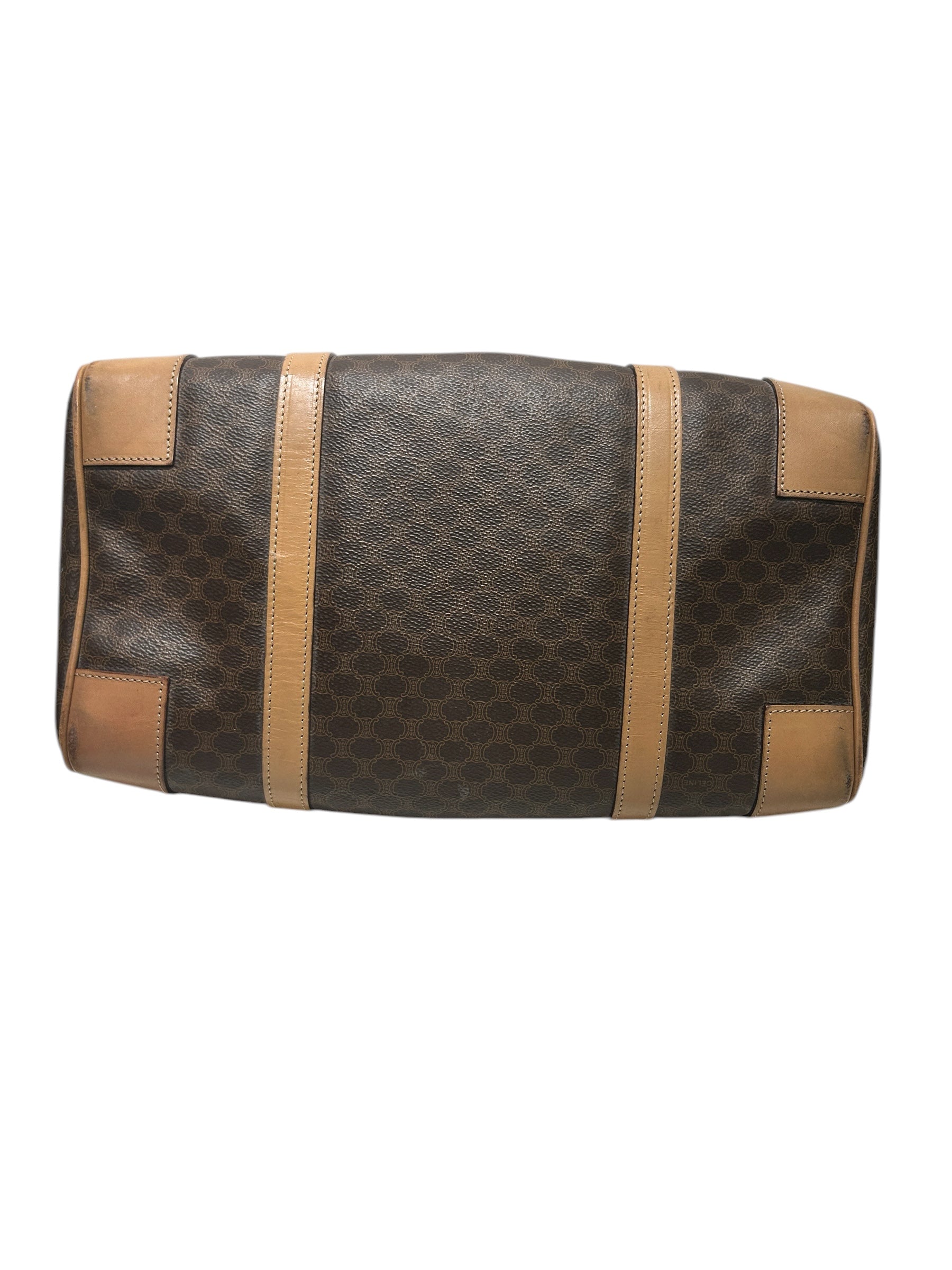 CELINE/Hand Bag/Leather/BRW/macadam boston view 3