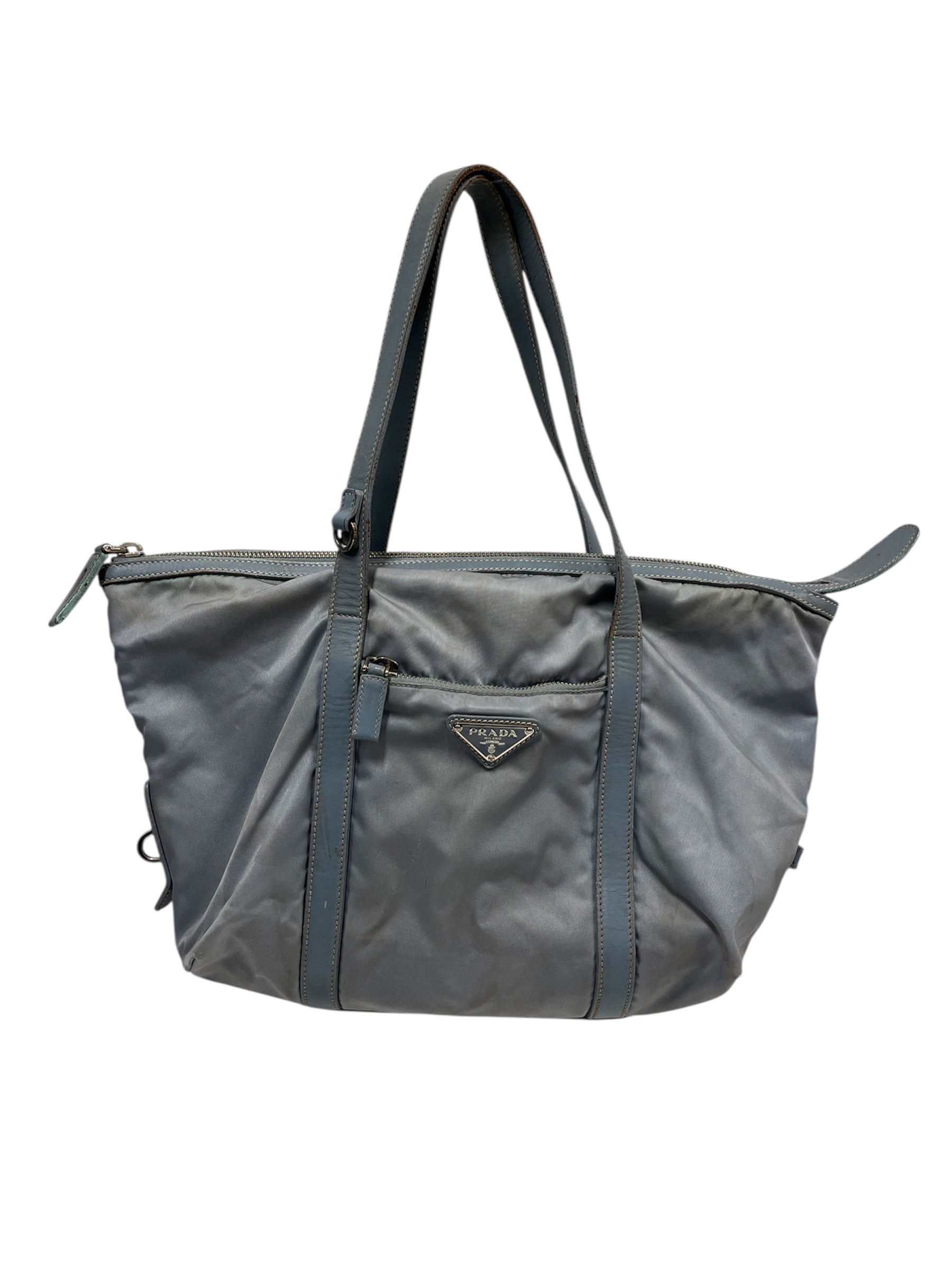 PRADA/Hand Bag/Nylon/BLU/m3jc69b view 1