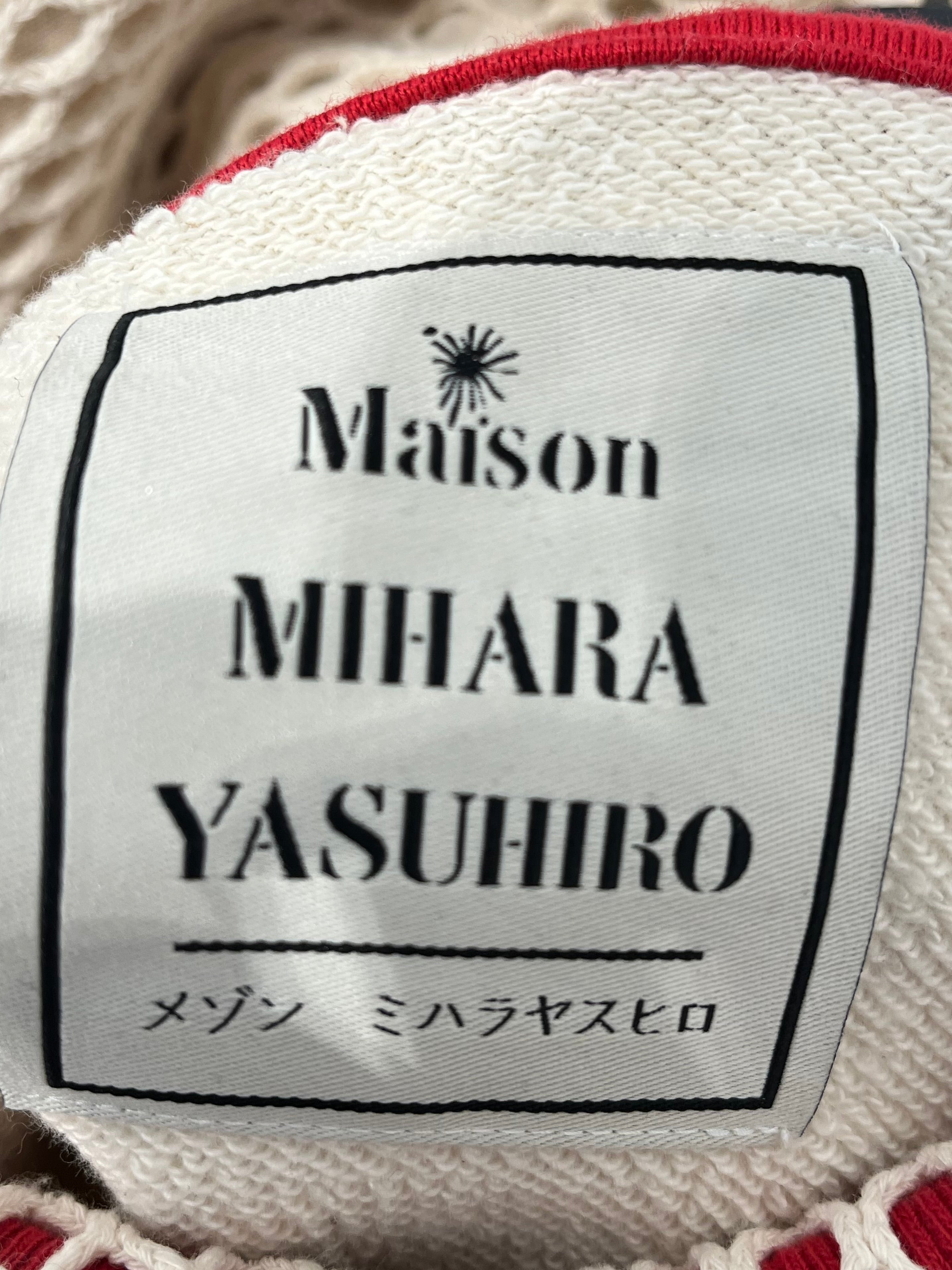 MIHARA YASUHIRO/Sweatshirt/50/Cotton/CRM/2023 NET COVERED SWEATSHIRT view 4