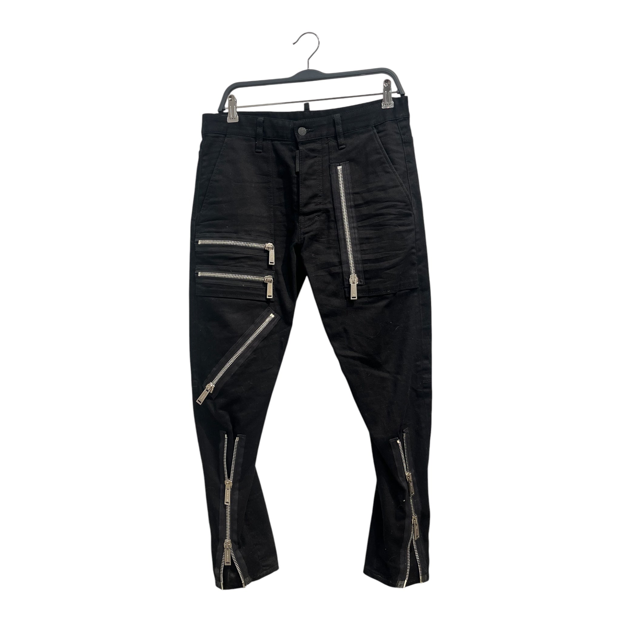 DSQUARED2/Pants/46/Cotton/BLK/BONDAGE PUNK PANTS view 1