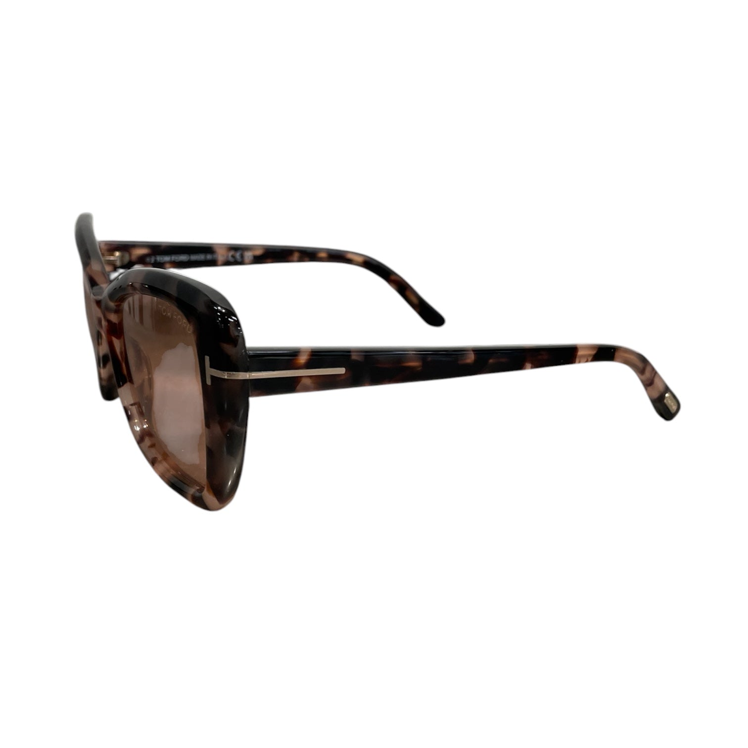 TOM FORD/Sunglasses/Animal Pattern/Plastic/BRW/Maeve TF 1008 55Y view 2