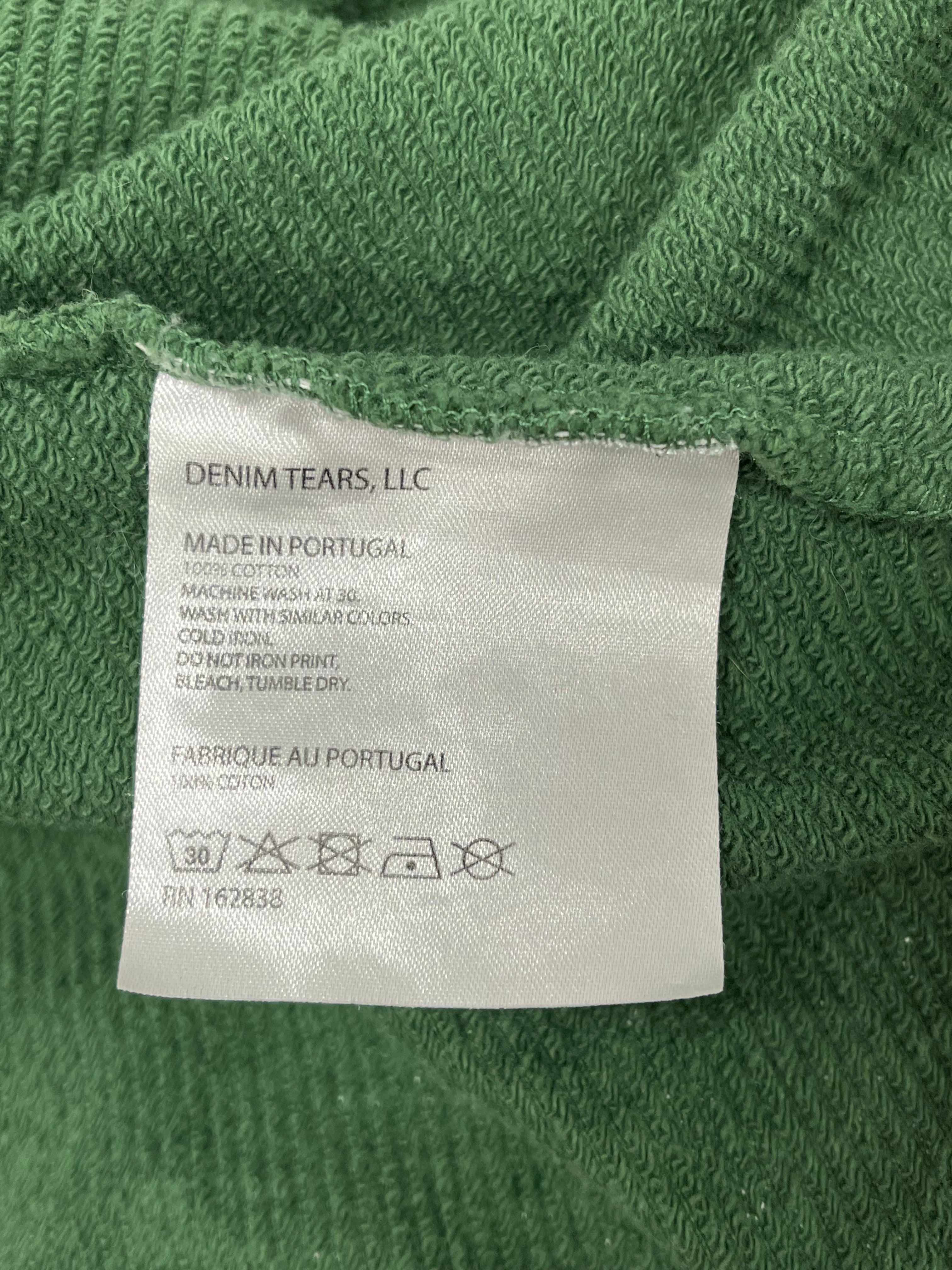 DENIM TEARS/Hoodie/XXL/Cotton/GRN/green classic print view 4