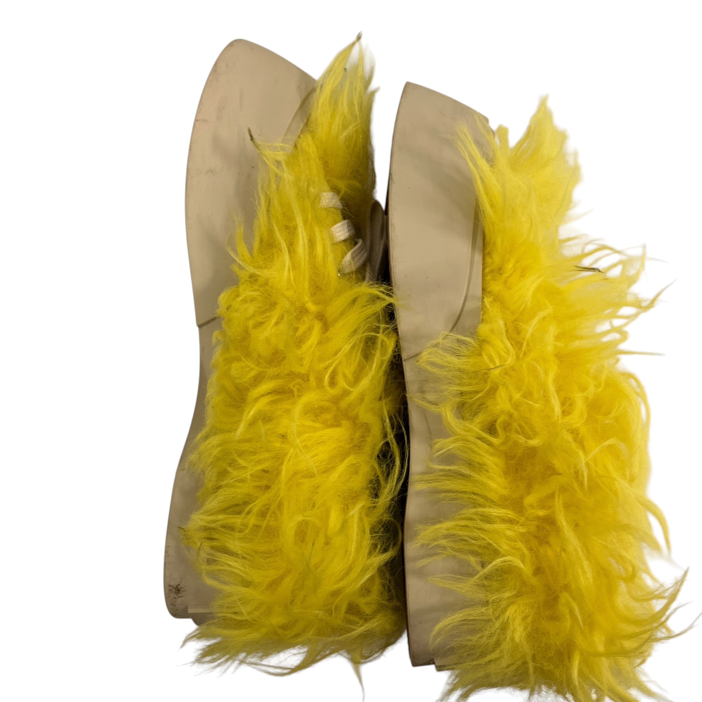 MARNI/Low-Sneakers/EU 40/Fake Fur/YEL/SSense Yellow Sneakers view 5