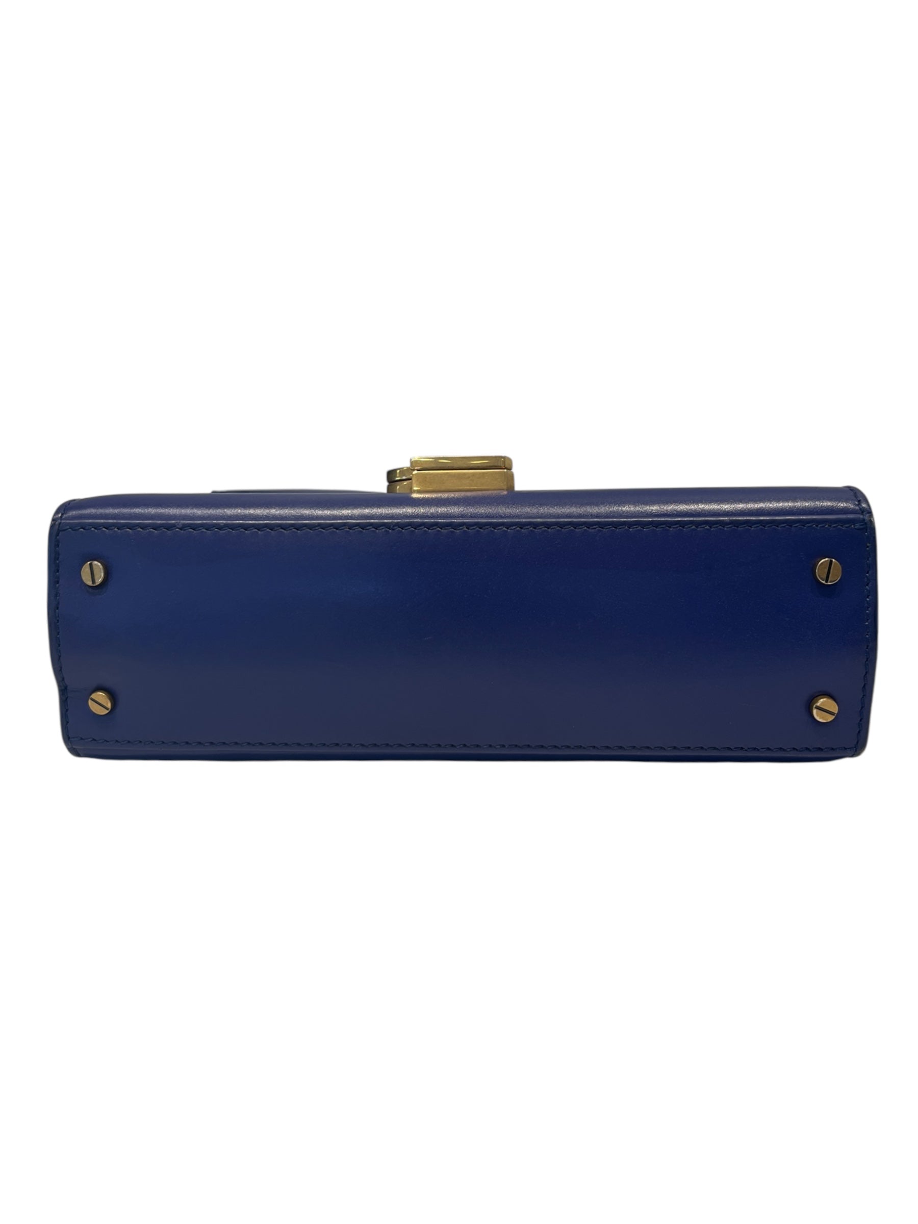 YVES SAINT LAURENT/Cross Body Bag/S/Leather/NVY/TWISTLATCH view 3