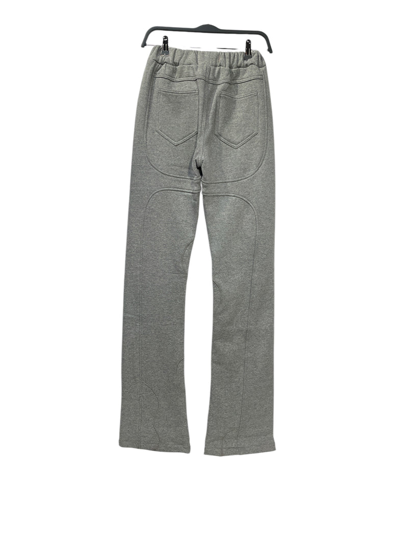 WHO DECIDES WAR/Skinny Pants/24/Cotton/GRY/panel sweats