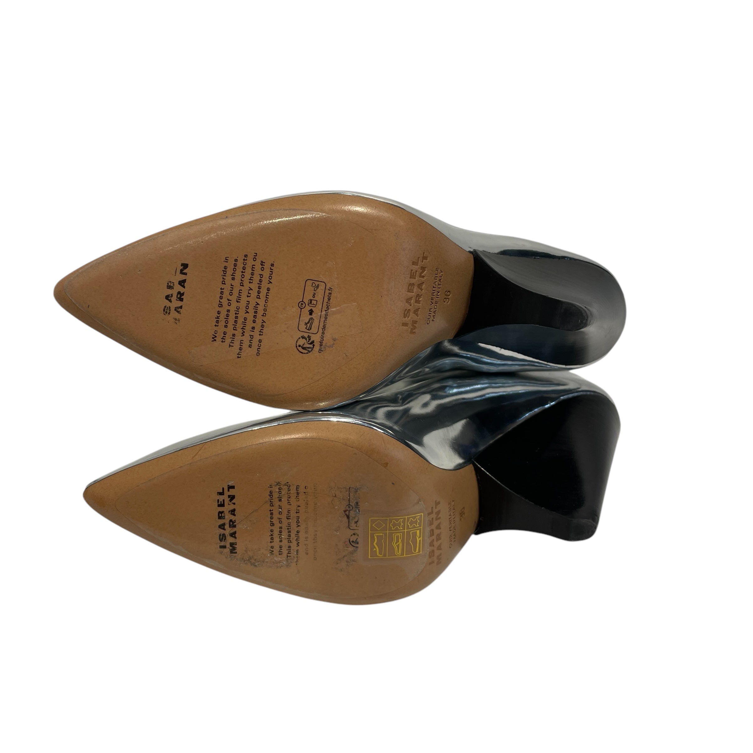 ISABEL MARANT/Boots/EU 36/Leather/SLV/ view 3