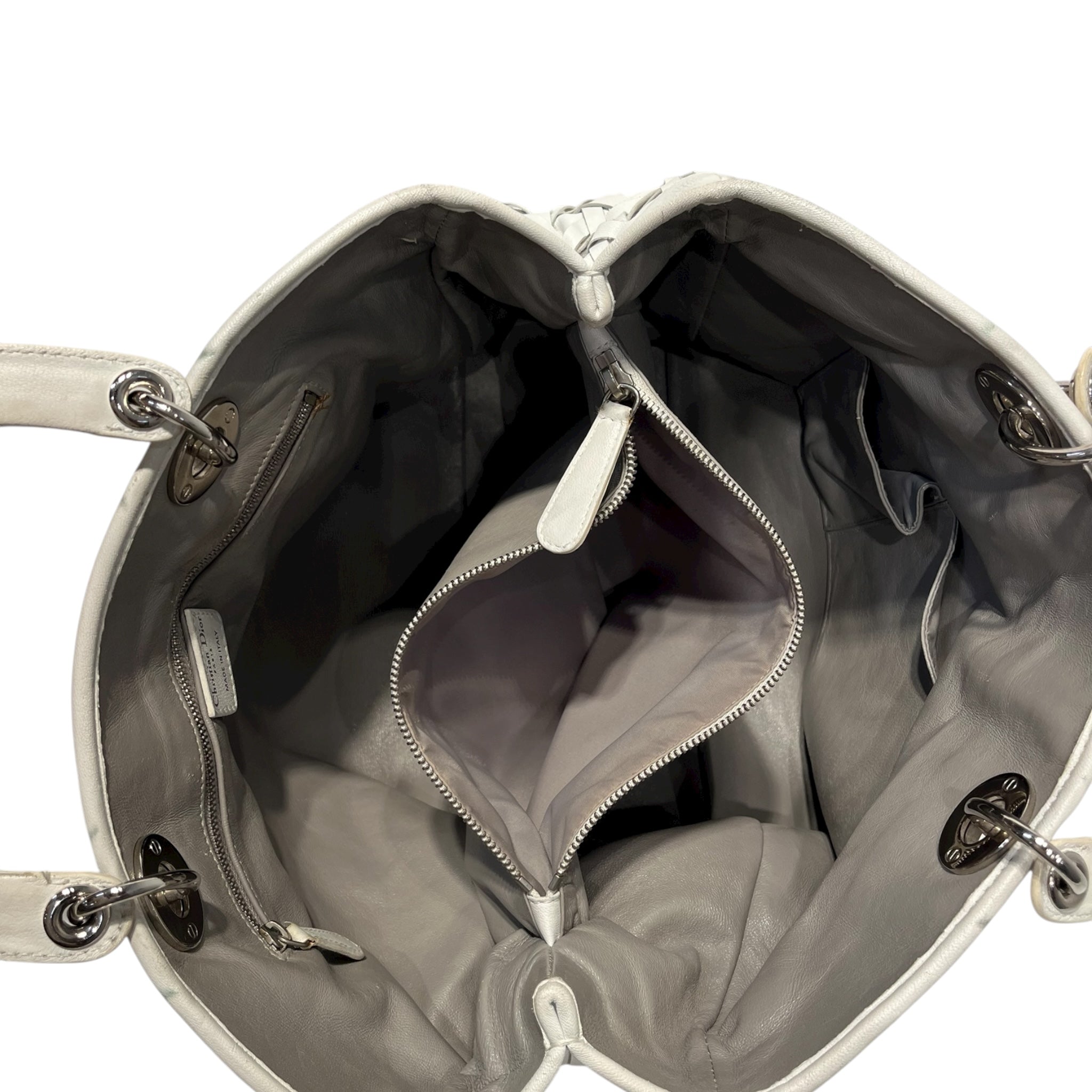 Christian Dior/Bag/Leather/WHT/ view 5
