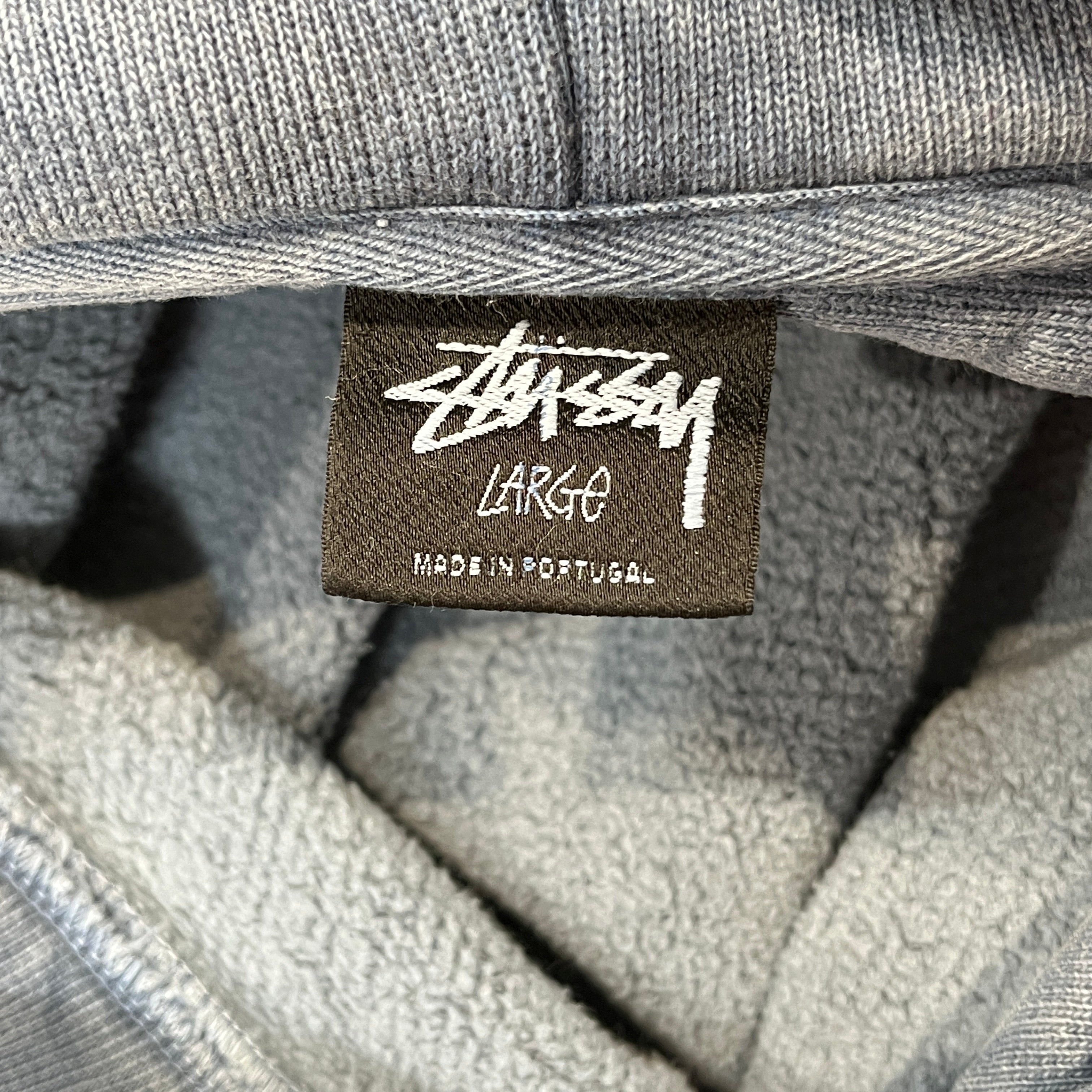 STUSSY/Hoodie/L/Cotton/IDG/Dice Chest and Back Logo view 3