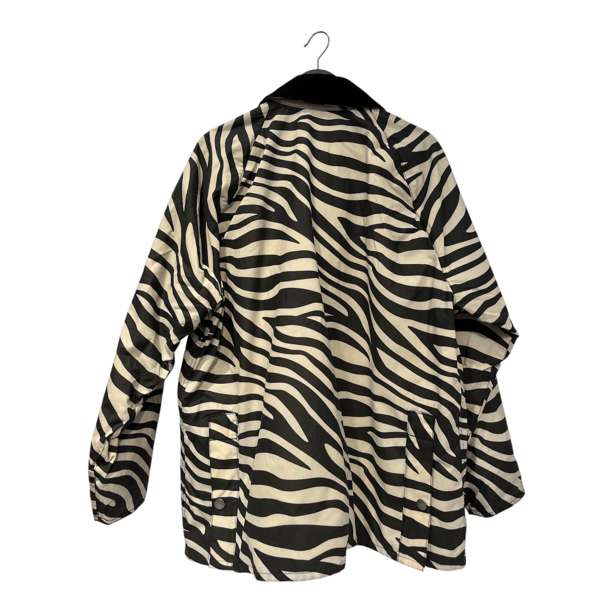 NOAH/Barbour/Jacket/XL/Cotton/WHT/Animal Pattern/waxed zebra bedale view 2