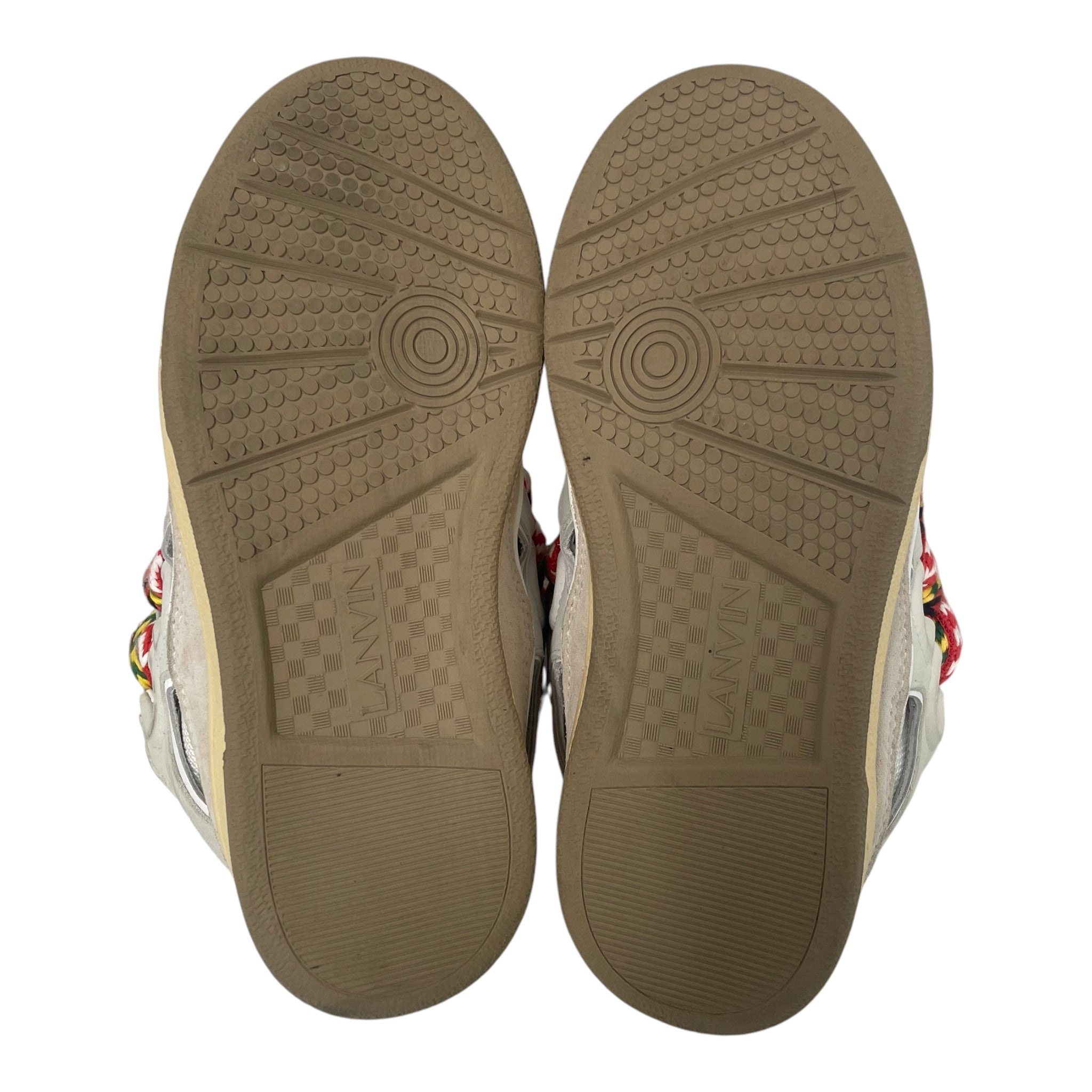 LANVIN/Low-Sneakers/US 7/Leather/WHT/MULTICOLORLACES view 5
