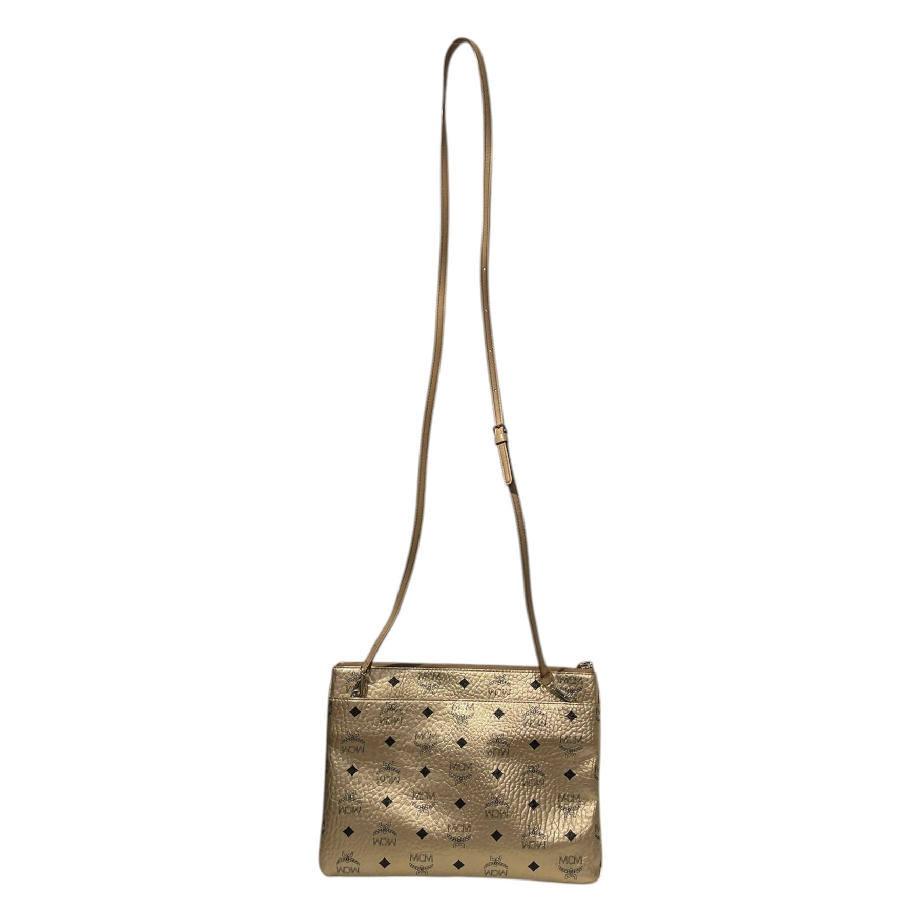 MCM/Cross Body Bag/Monogram/Leather/GLD/ view 6