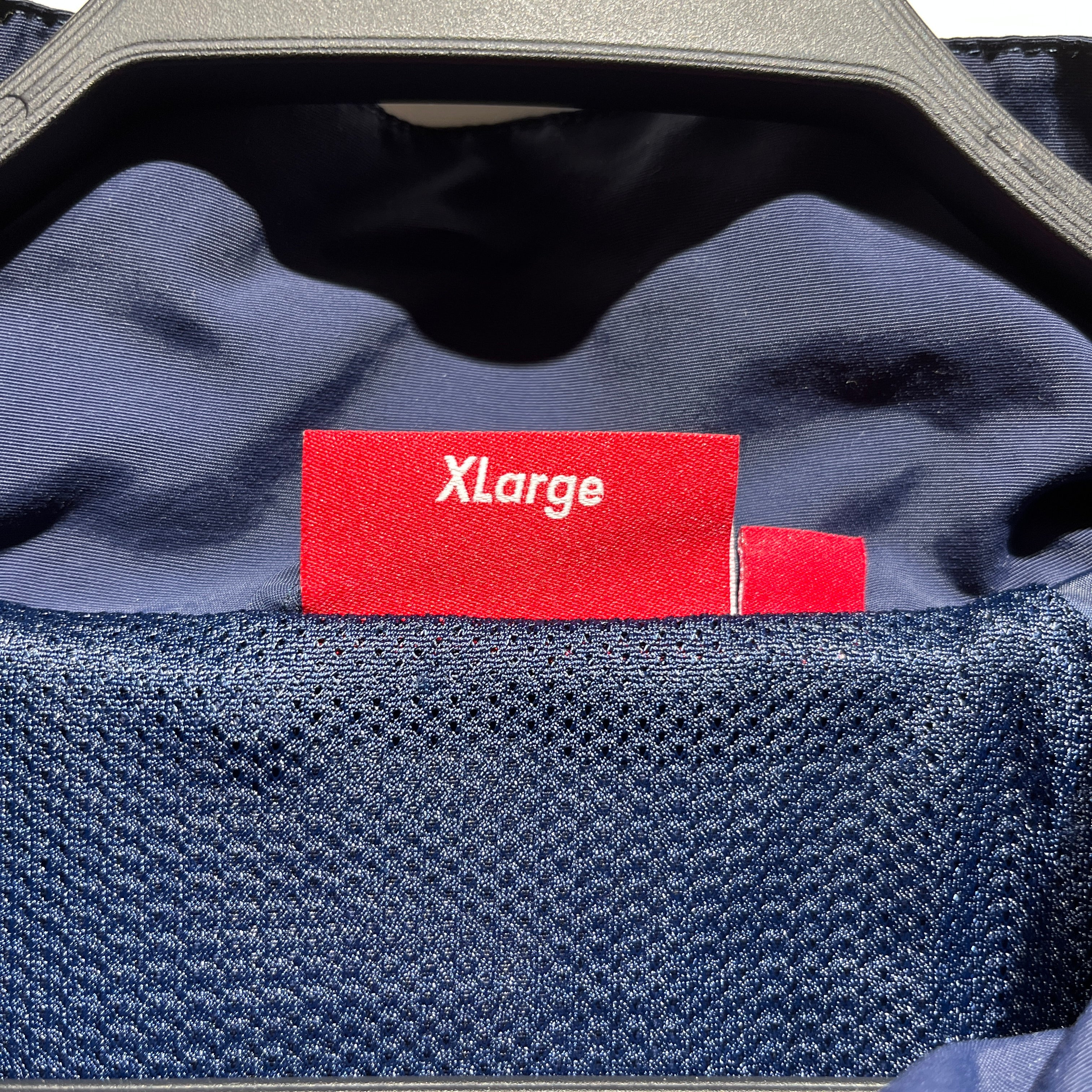 Supreme/Windbreaker/XL/Acrylic/NVY/RED ZIPPER / VERTICAL LOGO view 5