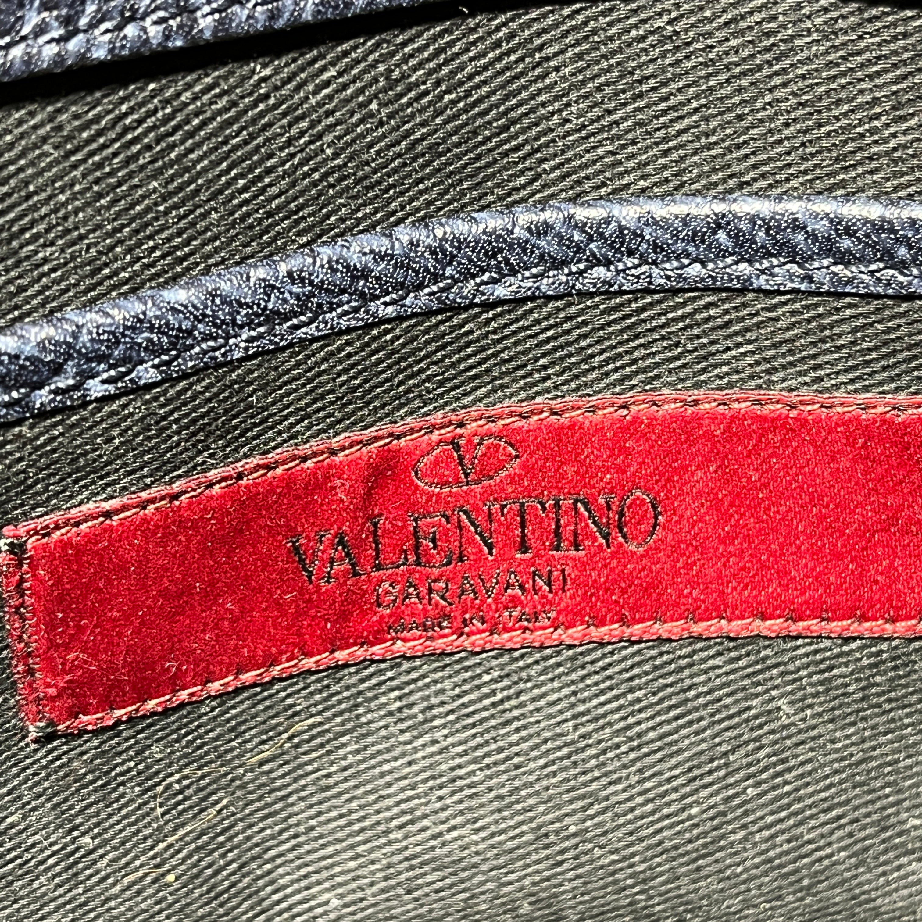 VALENTINO/Cross Body Bag/Leather/NVY/Rockstud Crossbody view 5