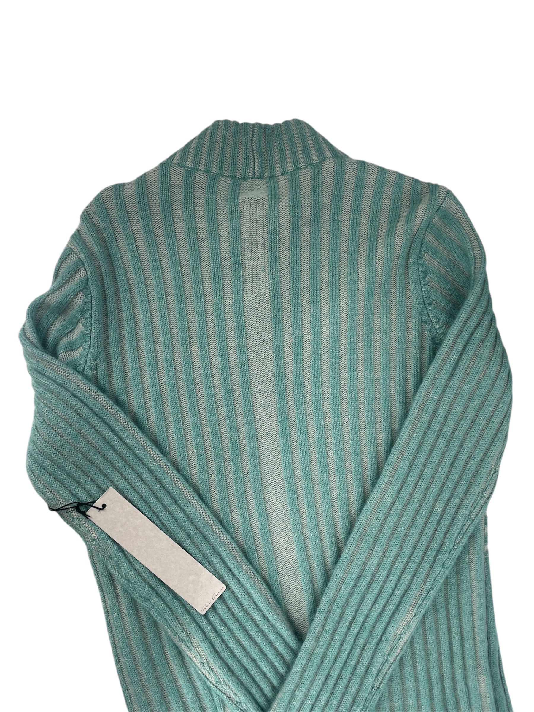 Rick Owens/Sweater/M/Wool/BLU/F/W 22 STROBE CAPLE KNIT view 4