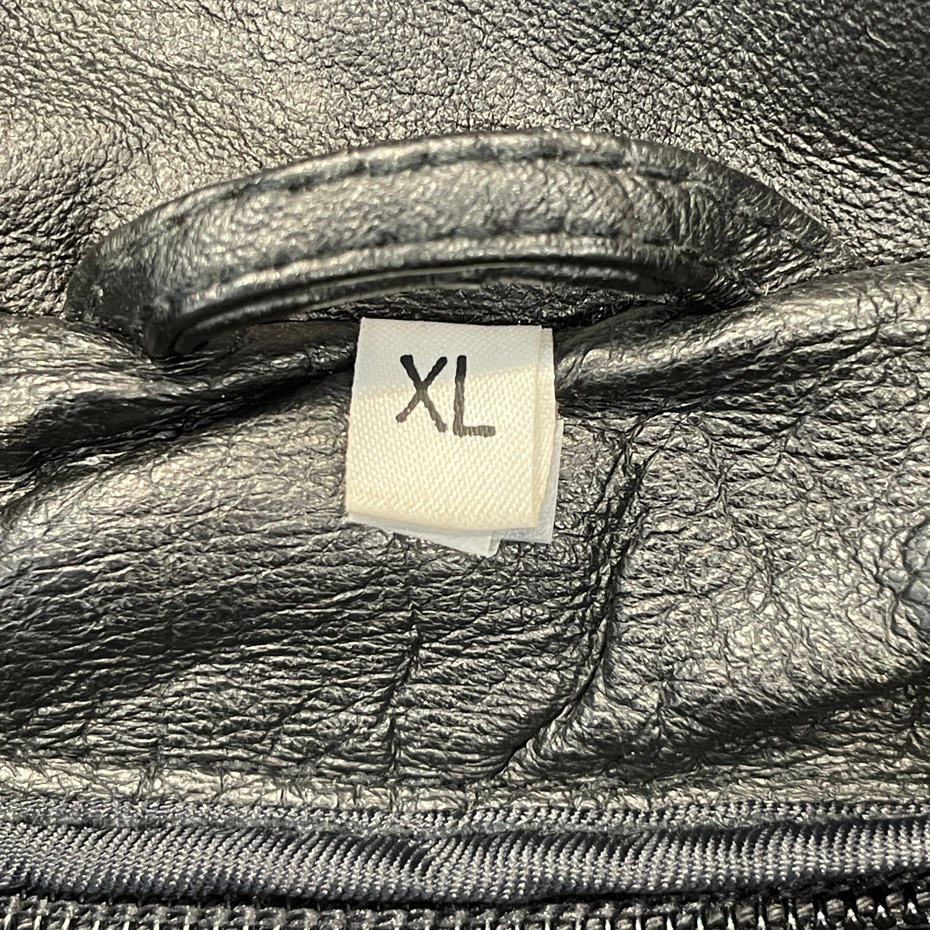 Vintage/Leather Jkt/XL/Leather/BLK/LONG LEATHER TRENCH/ NY/MILANO view 1