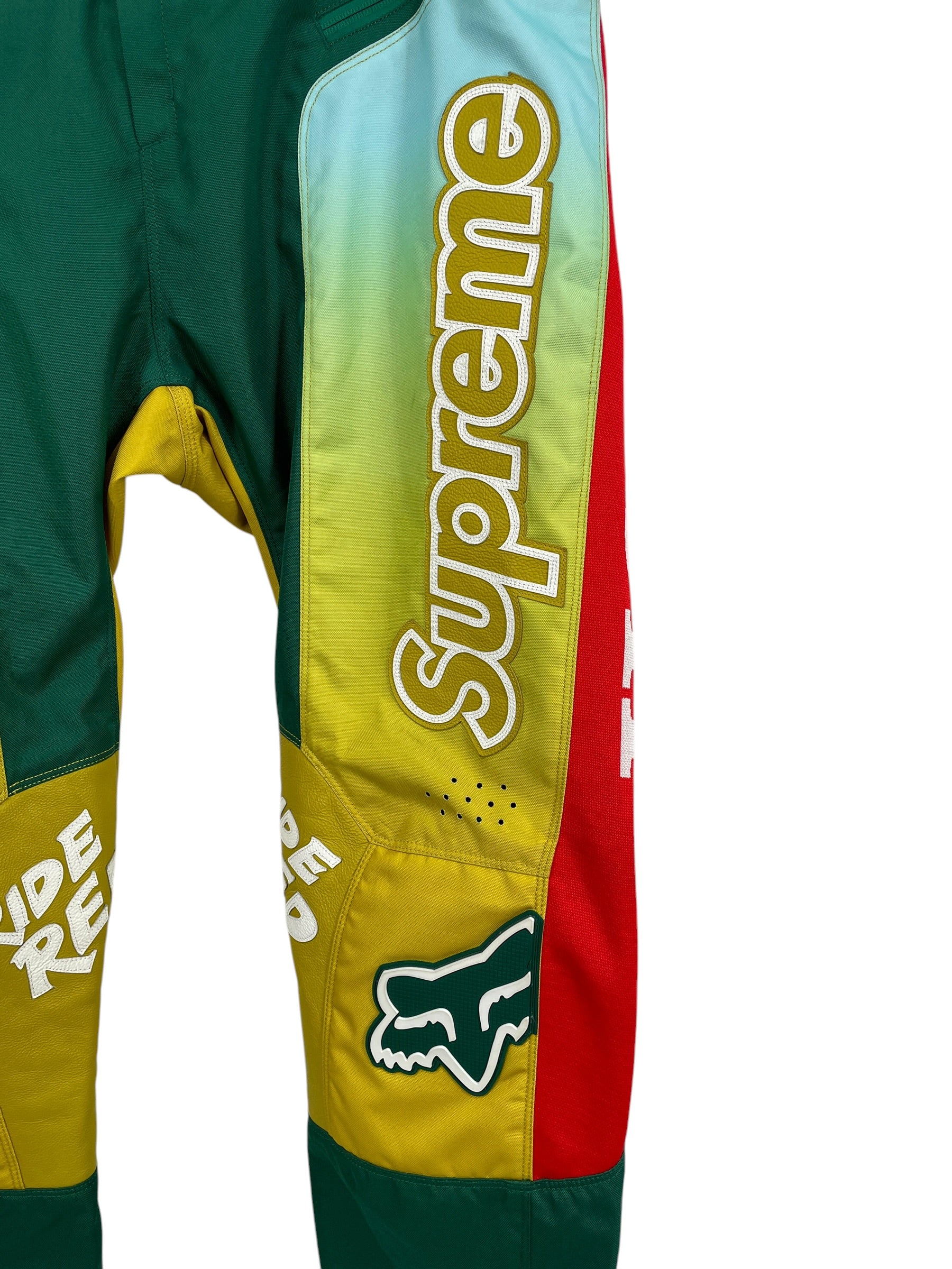 Supreme/HONDA/Pants/XL/Polyester/YEL/All Over Print/HONDA FOX RACING PANTS view 2