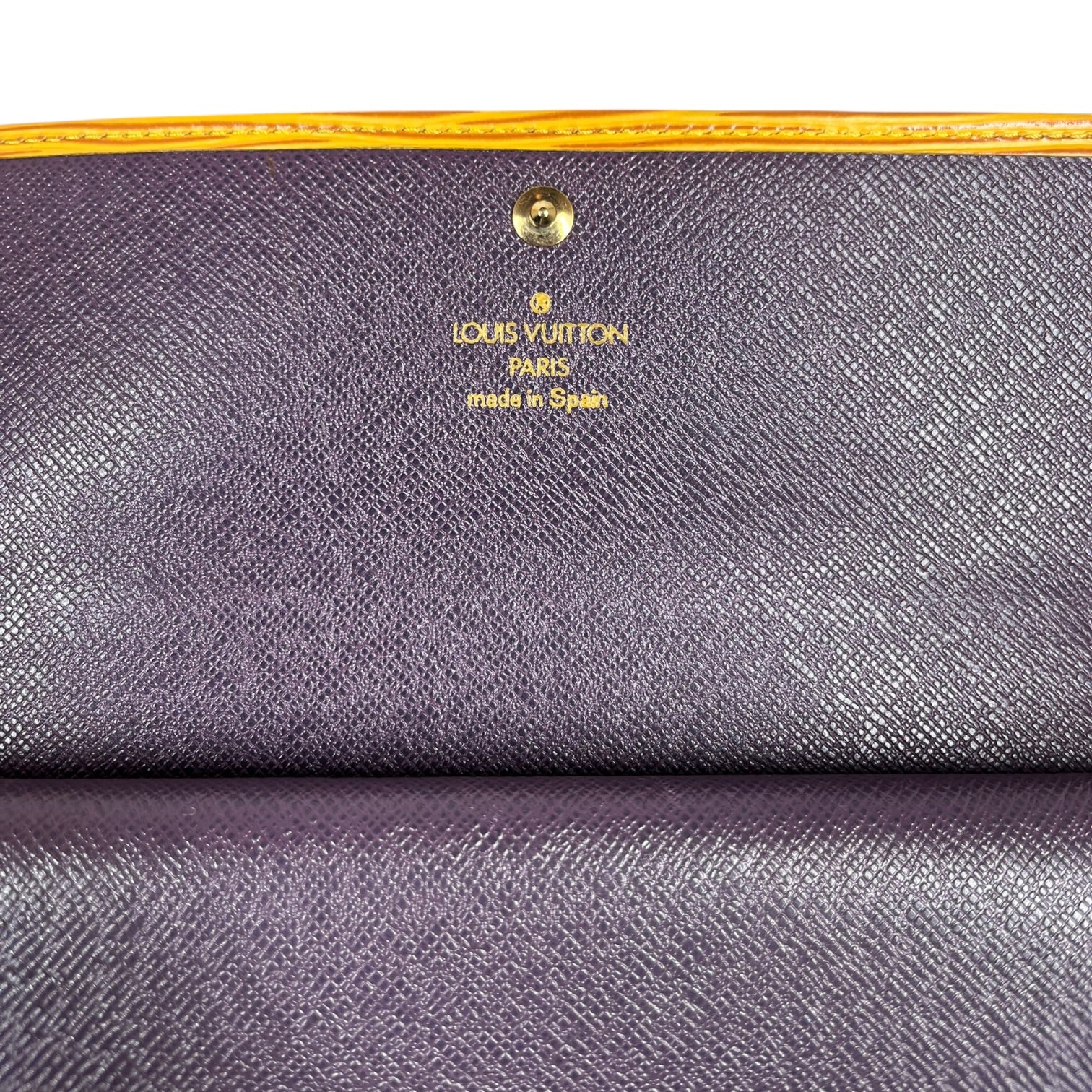 LOUIS VUITTON/Long Wallet/Leather/YEL/L's/Epi view 4