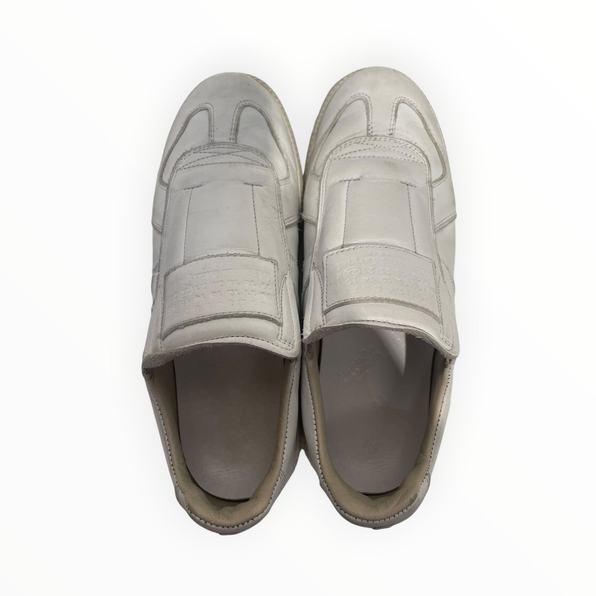 Maison Margiela/Low-Sneakers/EU 35/Leather/WHT/"replica" view 3