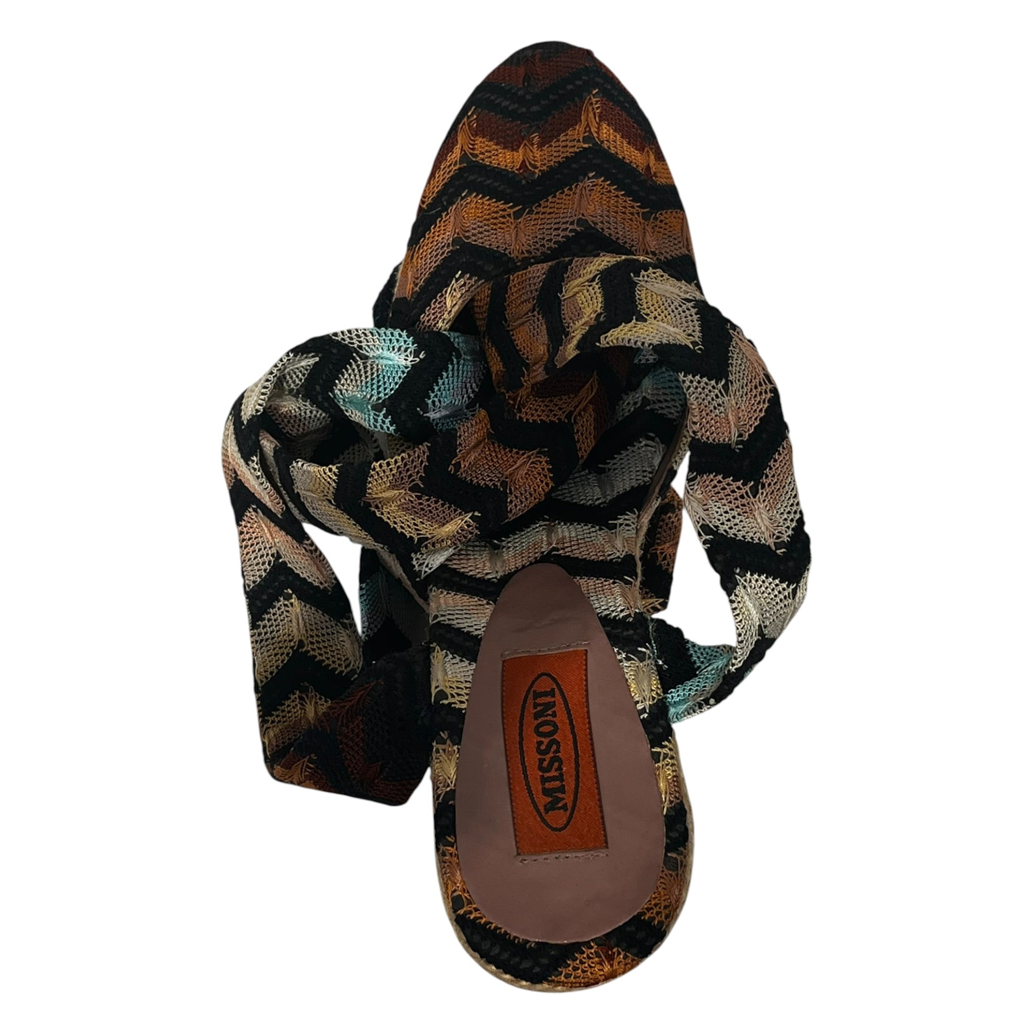 MISSONI/Heels/EU 39/Stripe/Cotton/MLT/wedge view 3