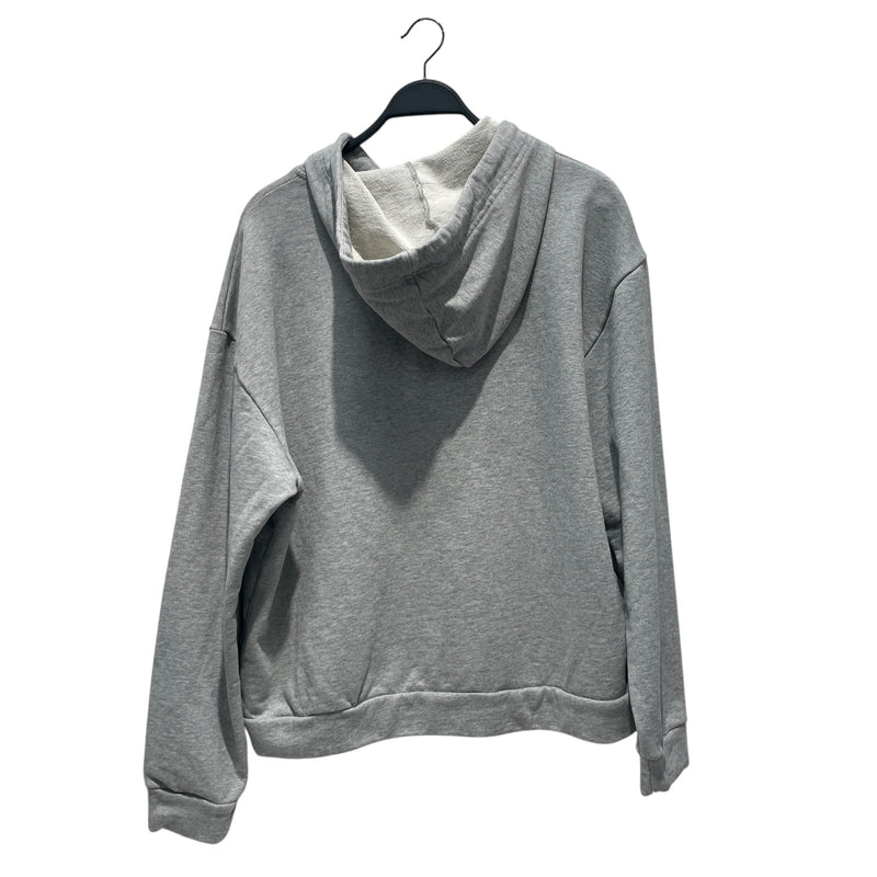 WHO DECIDES WAR/Hoodie/S/Cotton/GRY/RED HEART-GLD AURA EMBRDRY