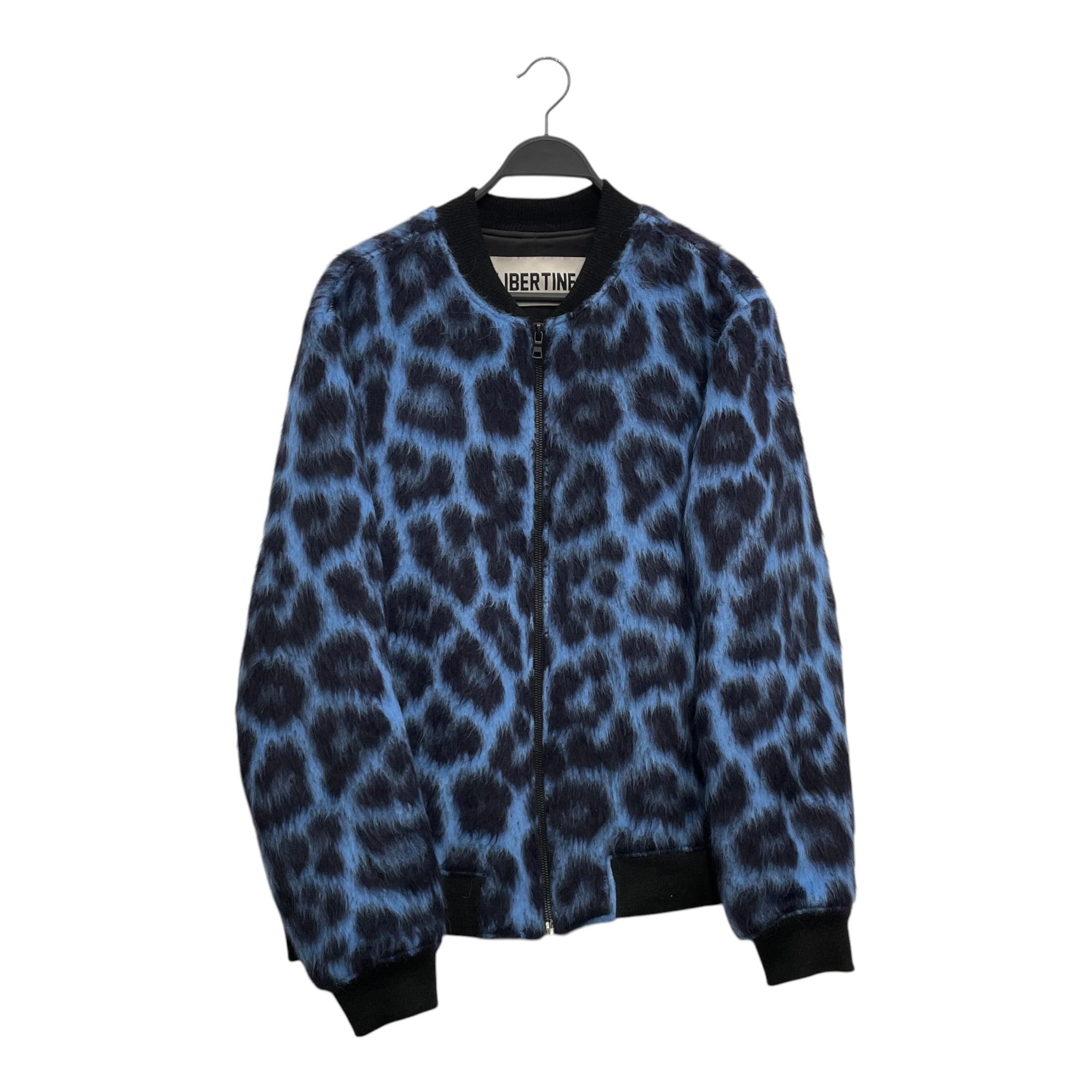 Libertine/Flight Jkt/L/Fake Fur/BLU/Animal Pattern/LONDON LEOPARDO BOMBER view 1