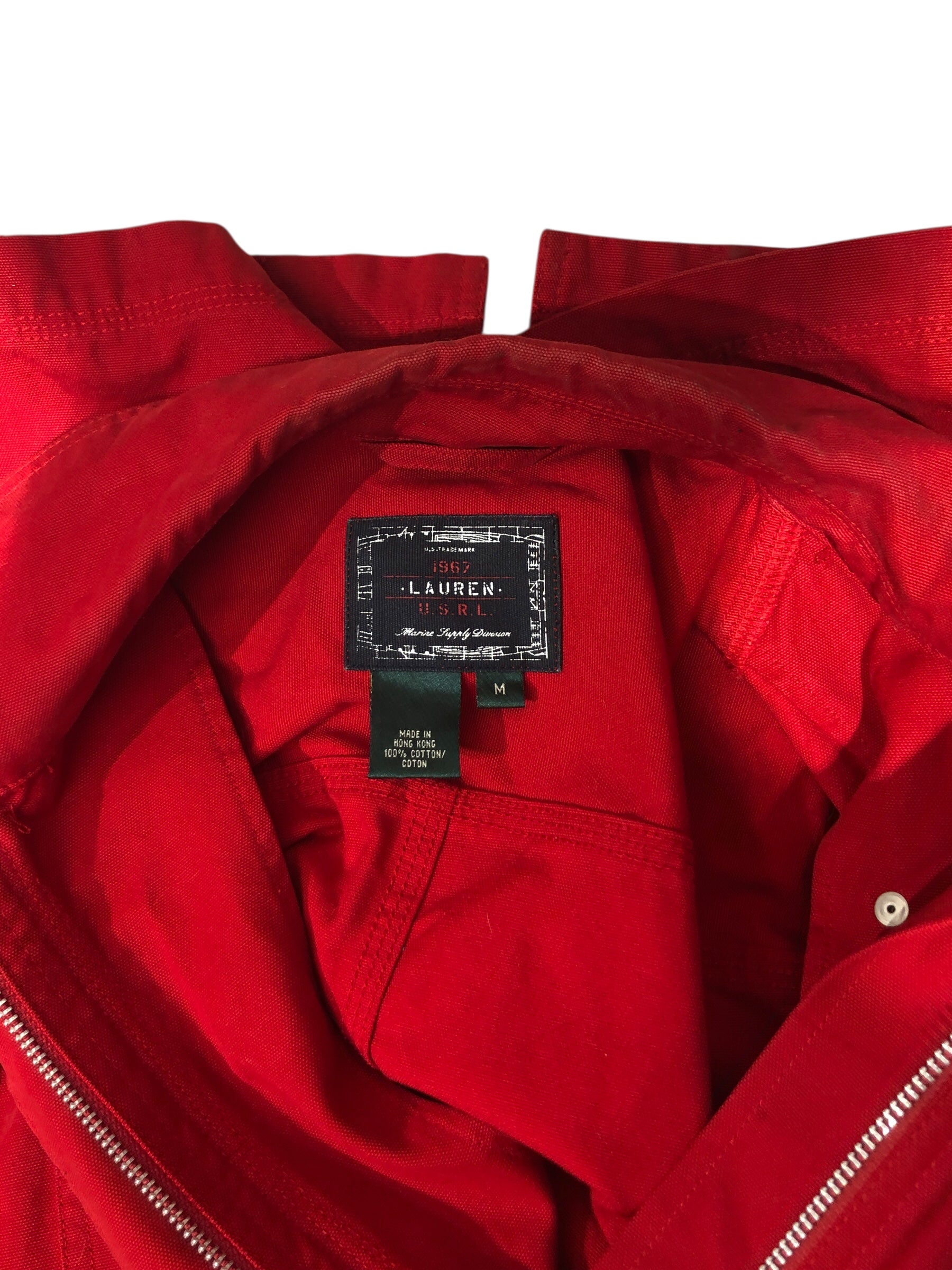 RALPH LAUREN/Jacket/M/Cotton/RED/ view 3