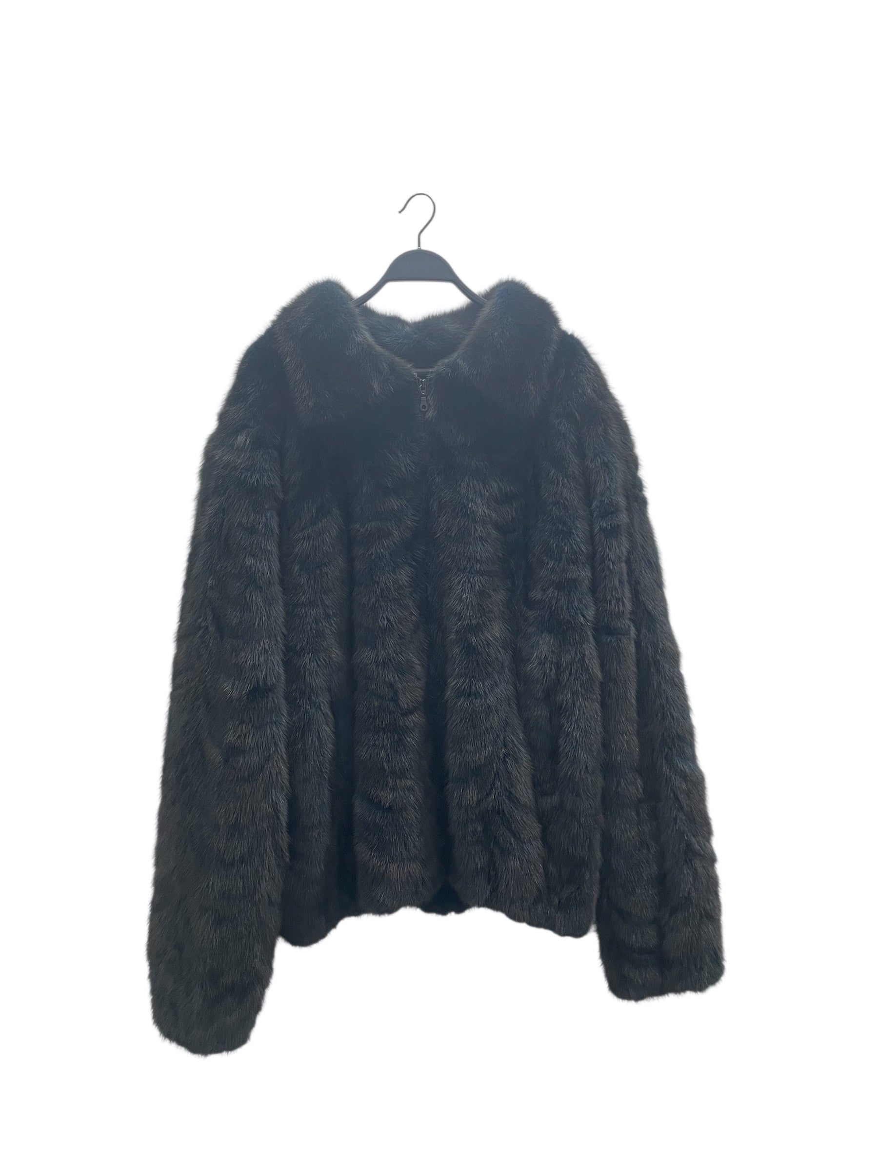 MODA MARTANI/Coat/XXXL/Fur/MLT/BLACK AND BLUE MINK FUR view 1