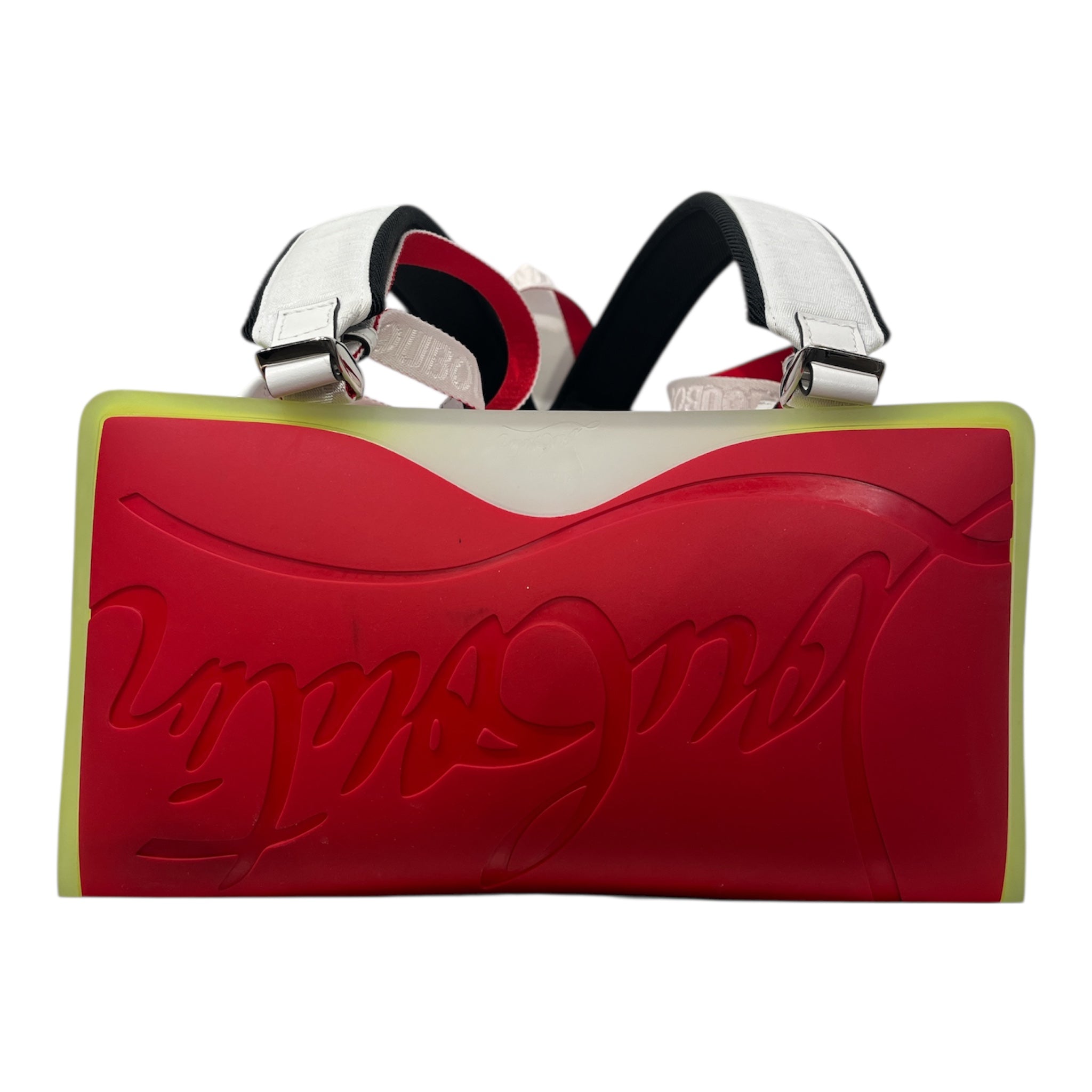 Christian Louboutin/Backpack/YEL/EXPLORAFUNK, WHITE & NEON YEL view 3