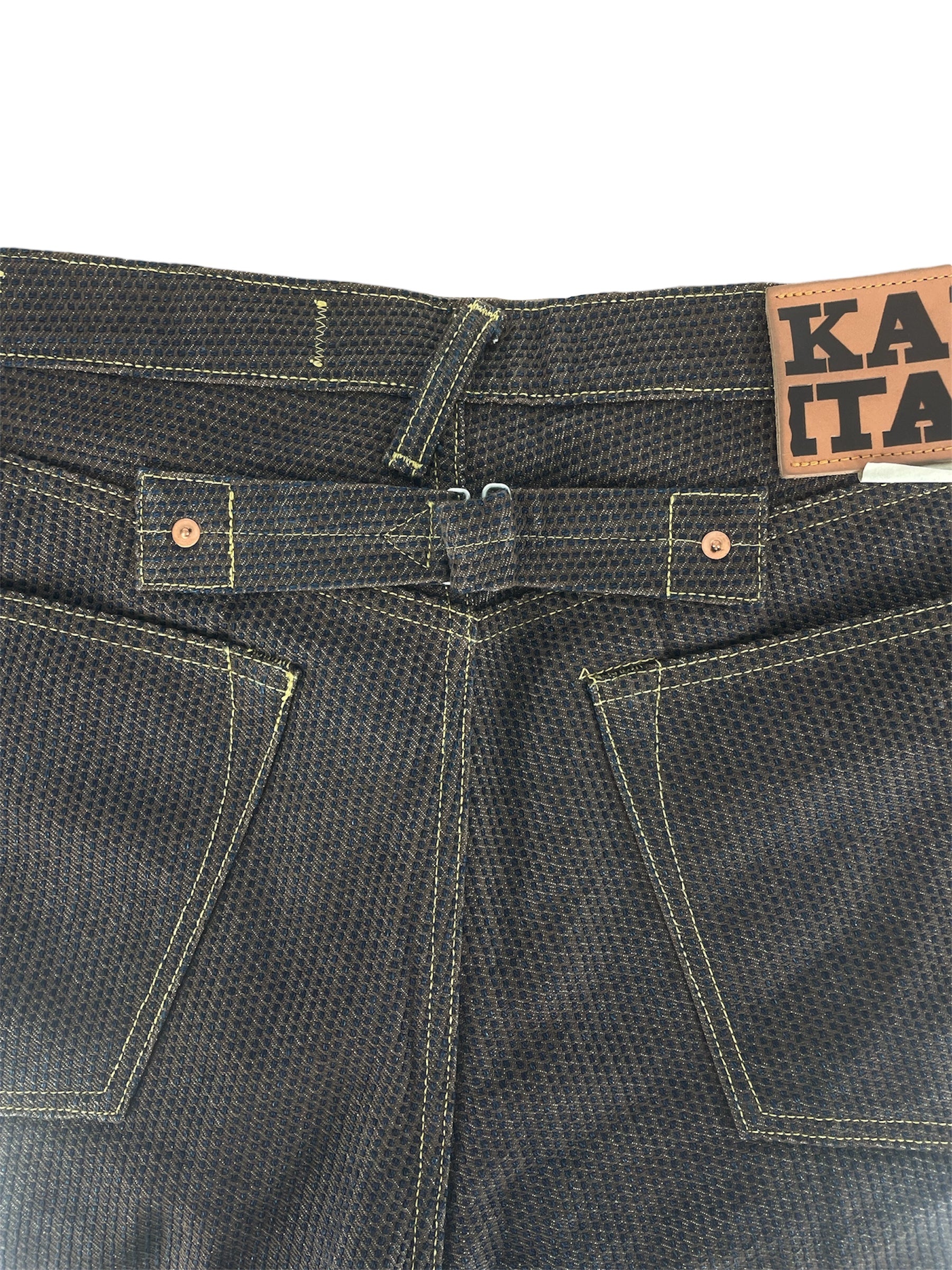 KAPITAL/Straight Pants/36/Denim/BRW/DOWN STITCH BORO view 5