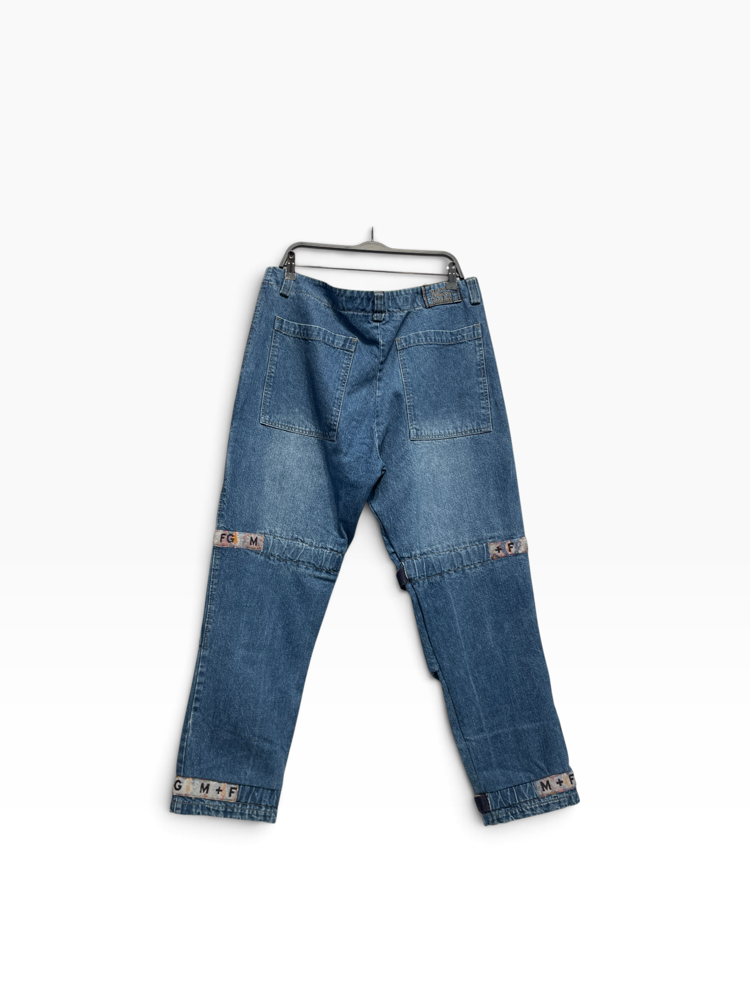 MARITHE FRANCOIS GIRBAUD/Straight Pants/36/Denim/BLU/ view 2