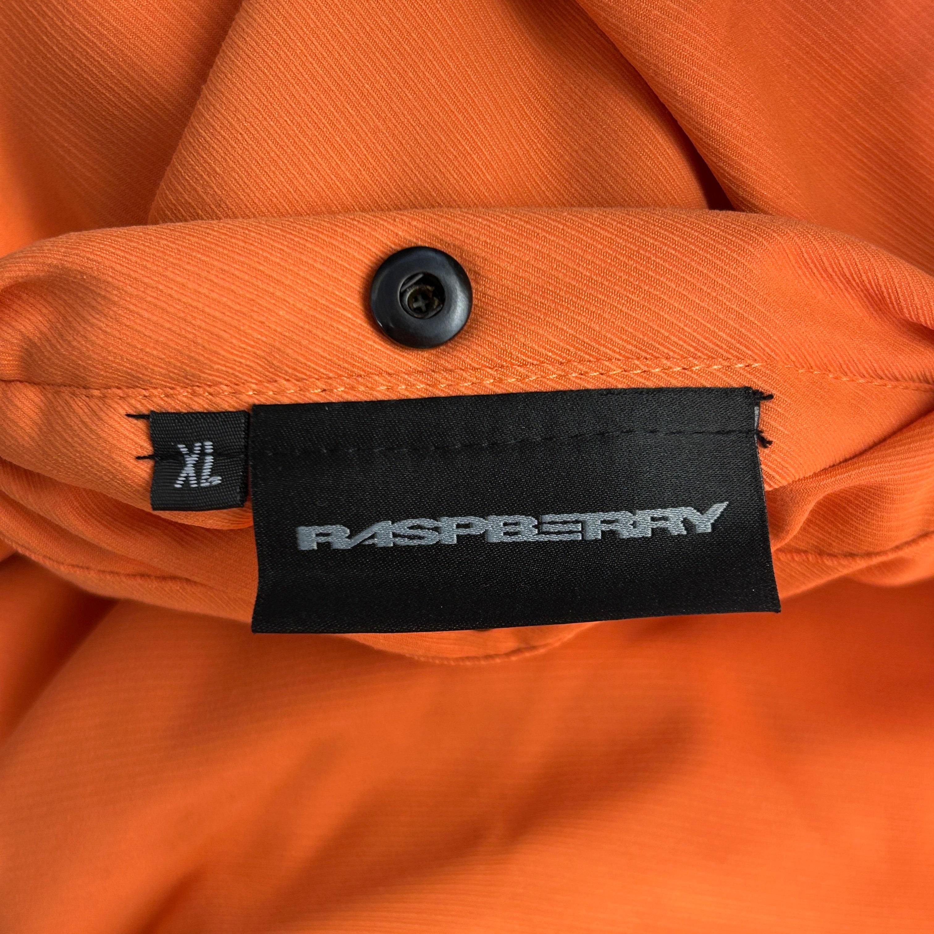 Raspberry Hills/Puffer Jkt/XL/Nylon/GRN/Orge Inner/Rubber logo on slve view 3