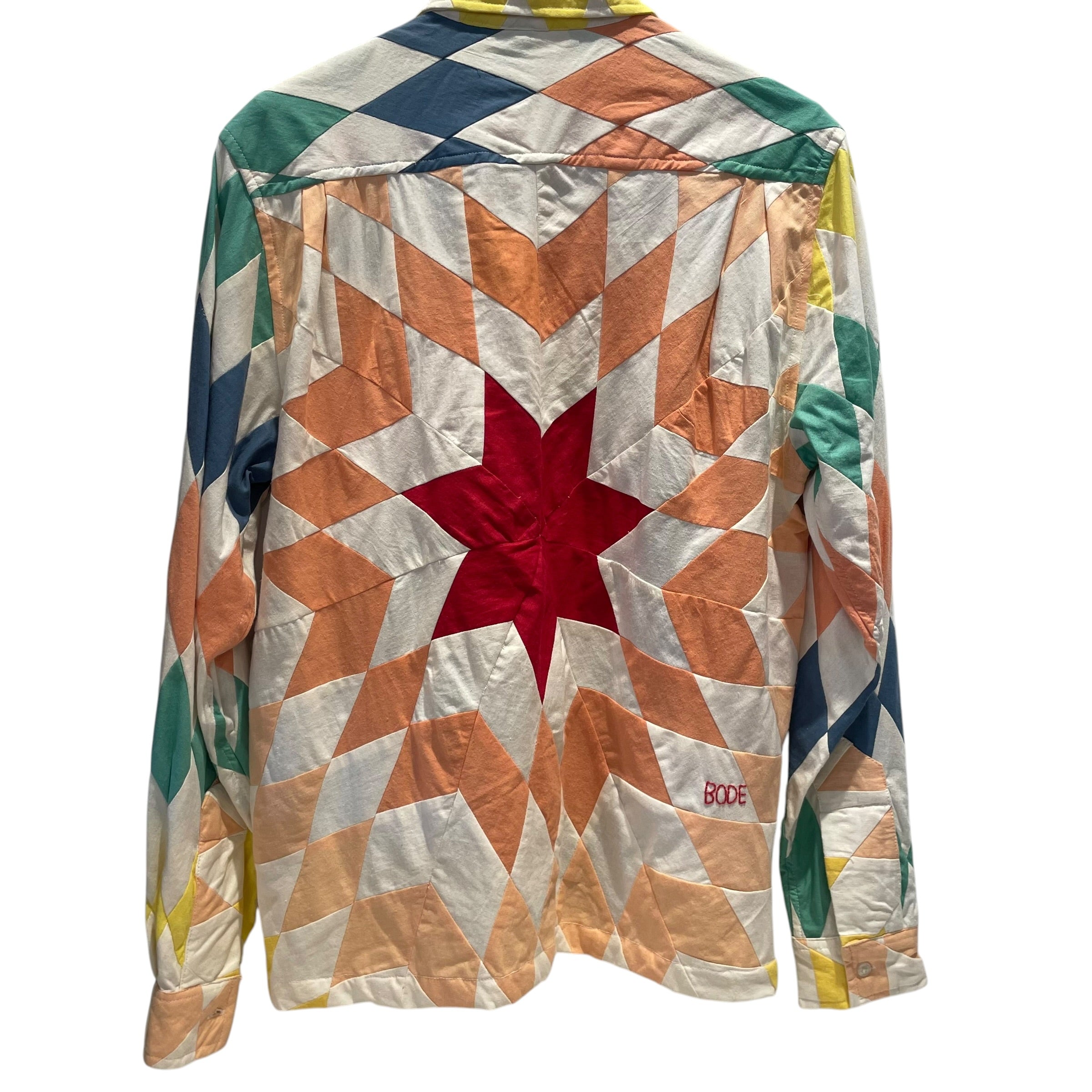 BODE/LS Shirt/M/L/Cotton/MLT/All Over Print/LONESTAR PATCHWORK LS SHIRT view 2
