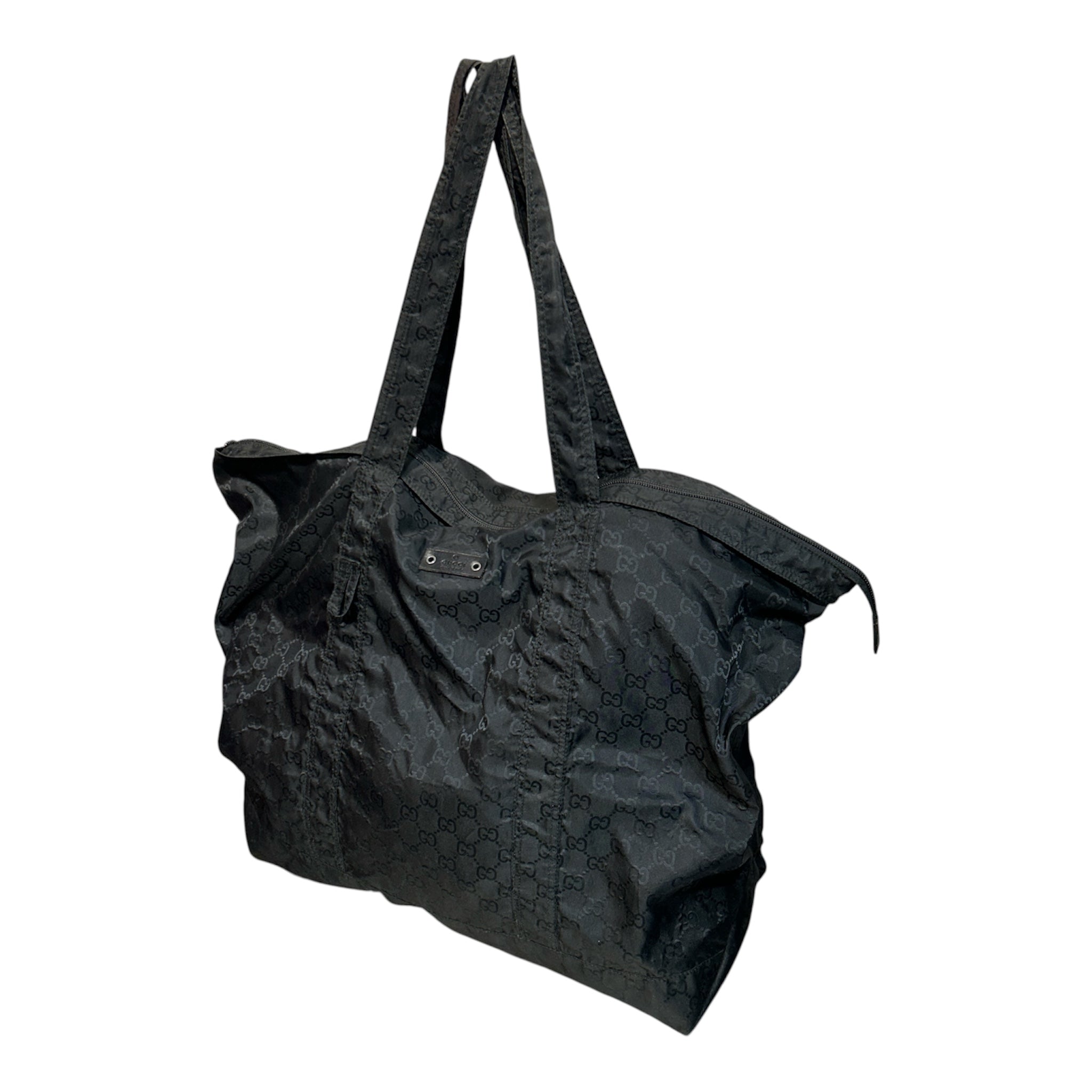 GUCCI/Tote Bag/Monogram/BLK/Monogram Nylon view 7