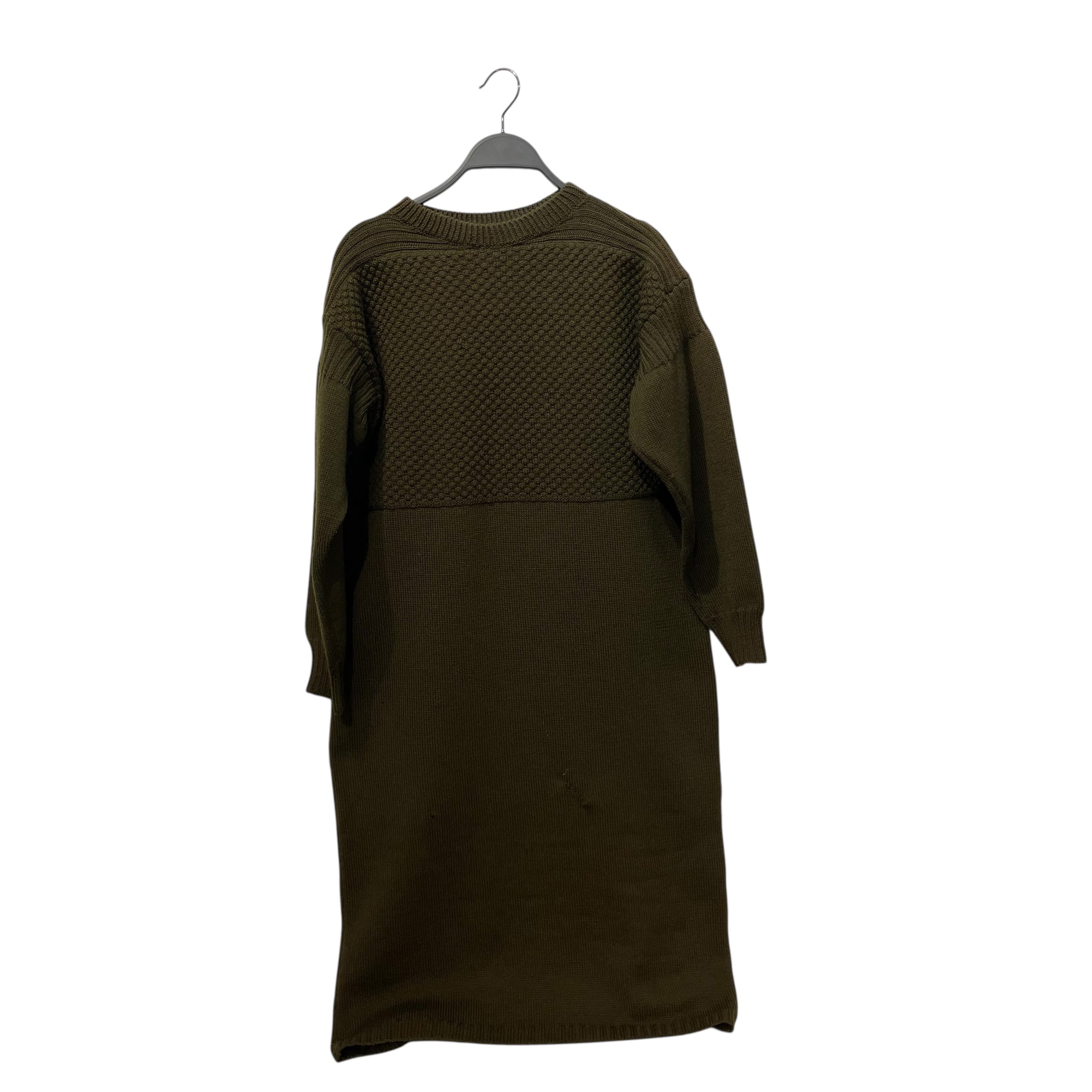 COMME des GARCONS/Dress/L/Cotton/GRN/Midi Length/Vintage 80s Sweater Dress view 1