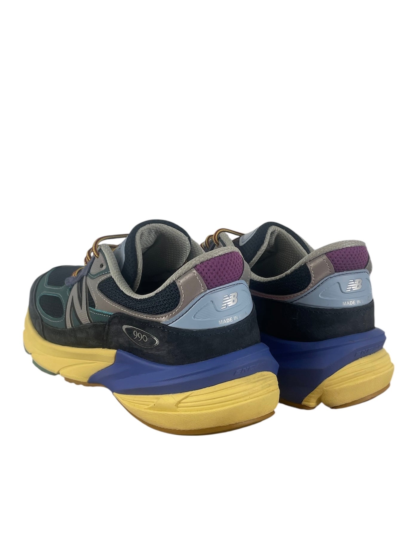 NEW BALANCE/Low-Sneakers/US 10.5/NVY/ACTION BRONSON 990v6 view 2