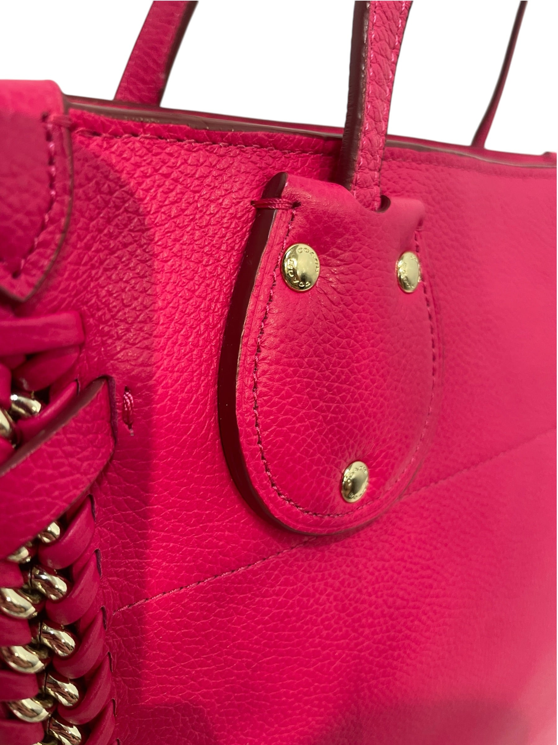 COACH/Tote Bag/Leather/PNK/Tatum view 6