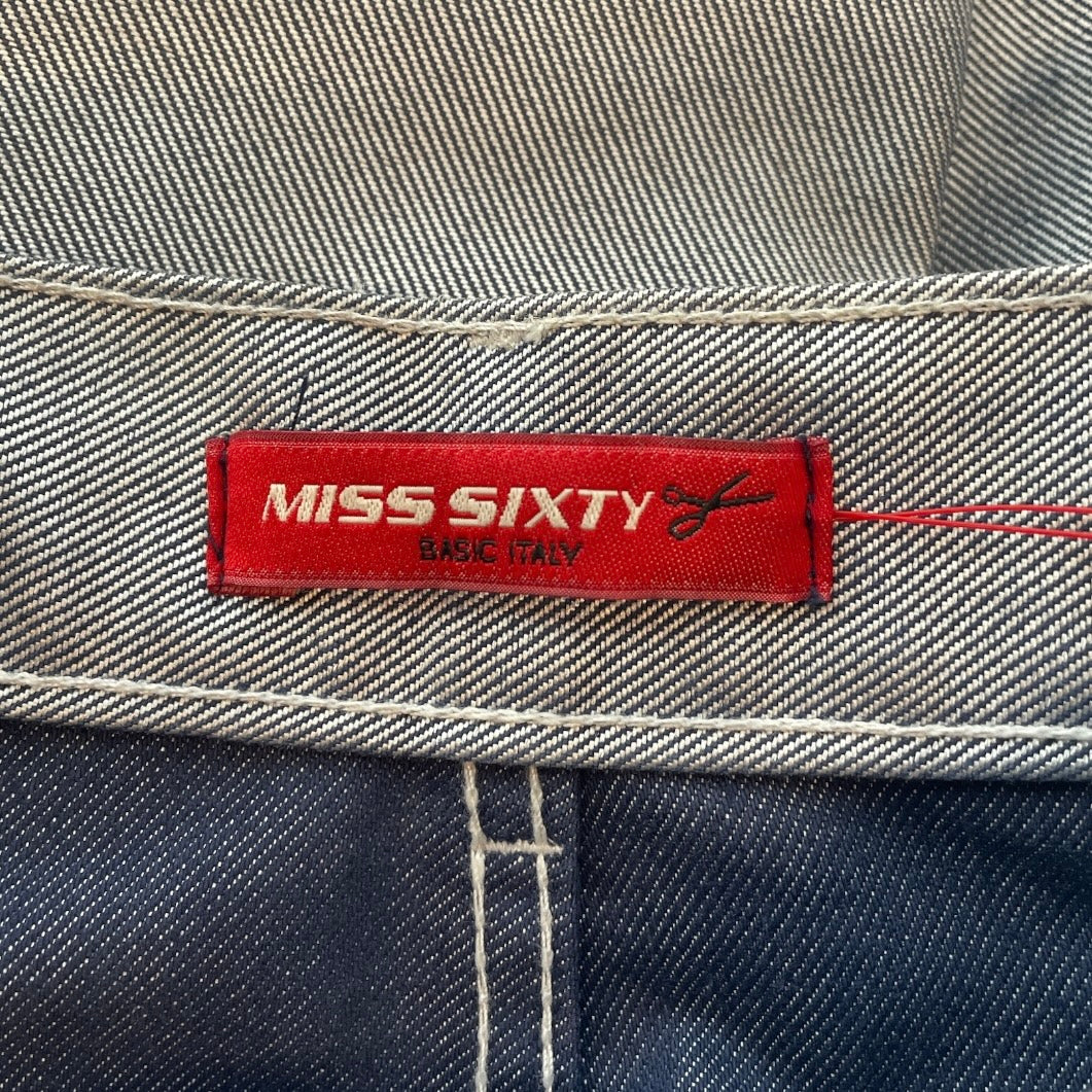 MISS SIXTY/Bottoms/28/Cotton/SLV/dragon bottom silver jeans view 3