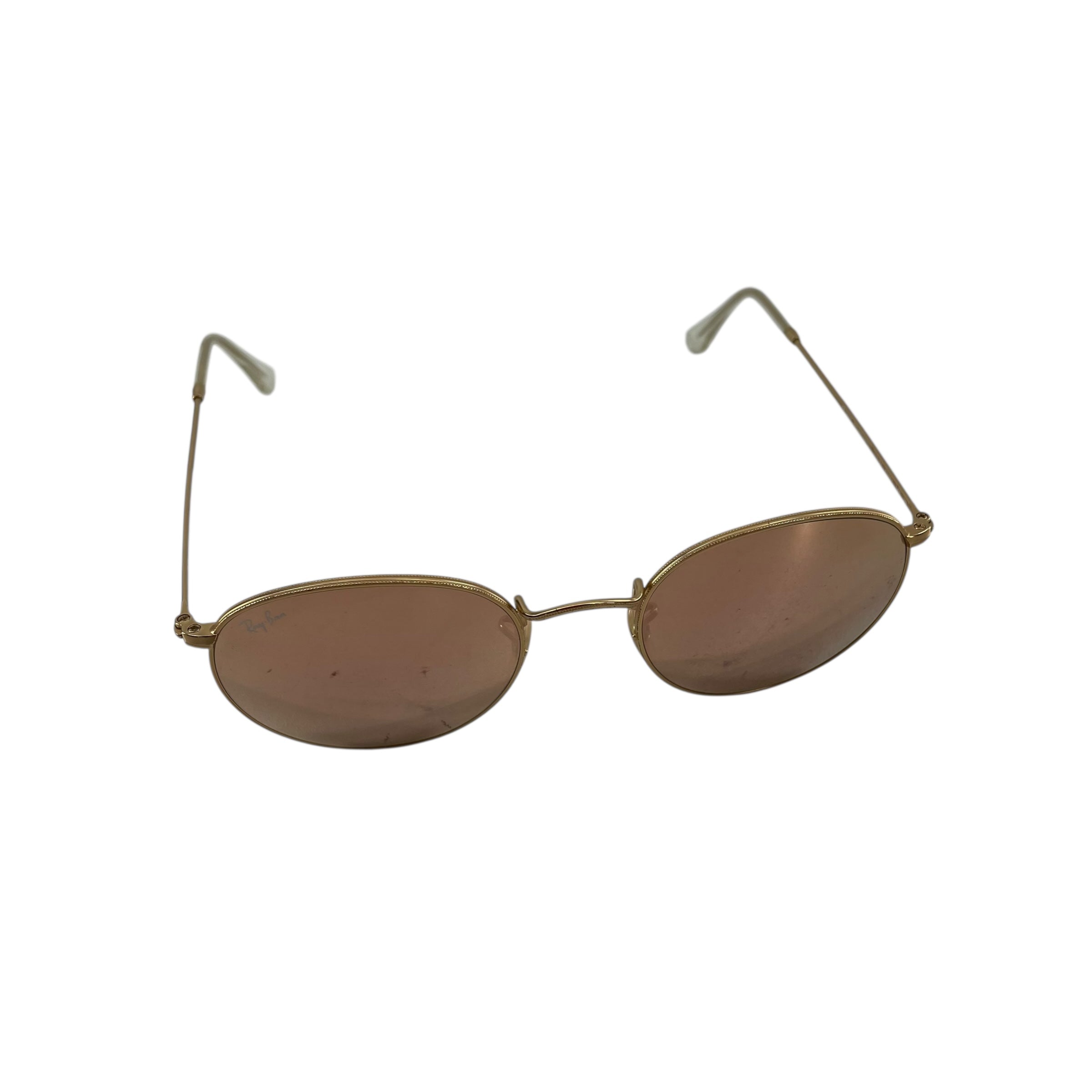 Ray-Ban/Sunglasses/OS/Celluloid/PNK/gold frame view 2