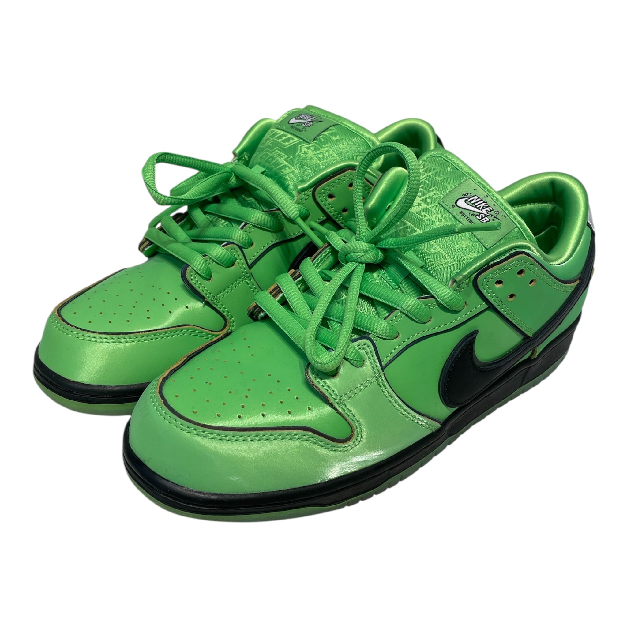 NIKE/DUNK LOW PRO X POWERPUFF GIRLS/Low-Sneakers/US 10/Leather/GRN/FZ8319-300 view 1