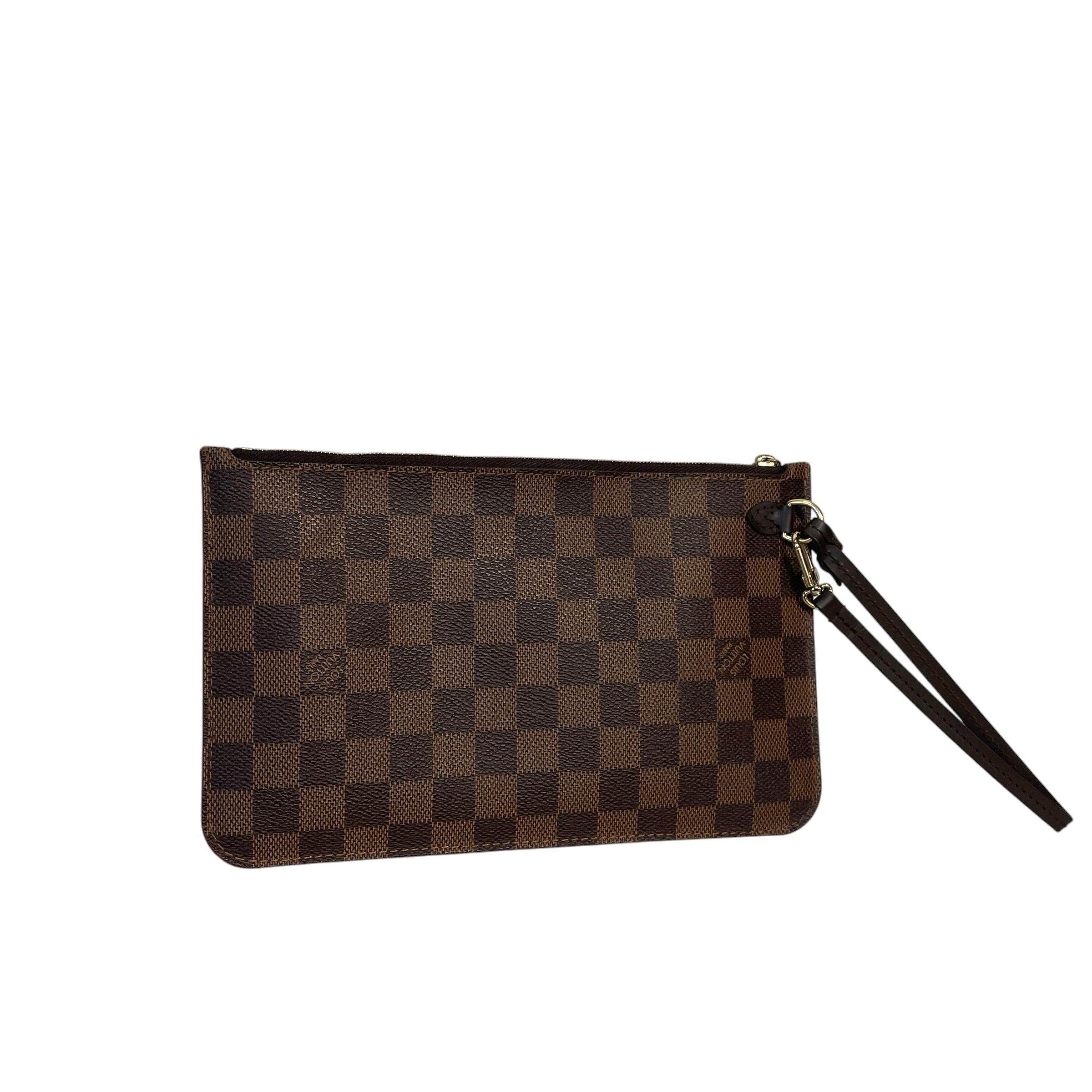 LOUIS VUITTON/Clutch Bag/Leather/BRW/DAMIER EBENE NEVERFULL view 5