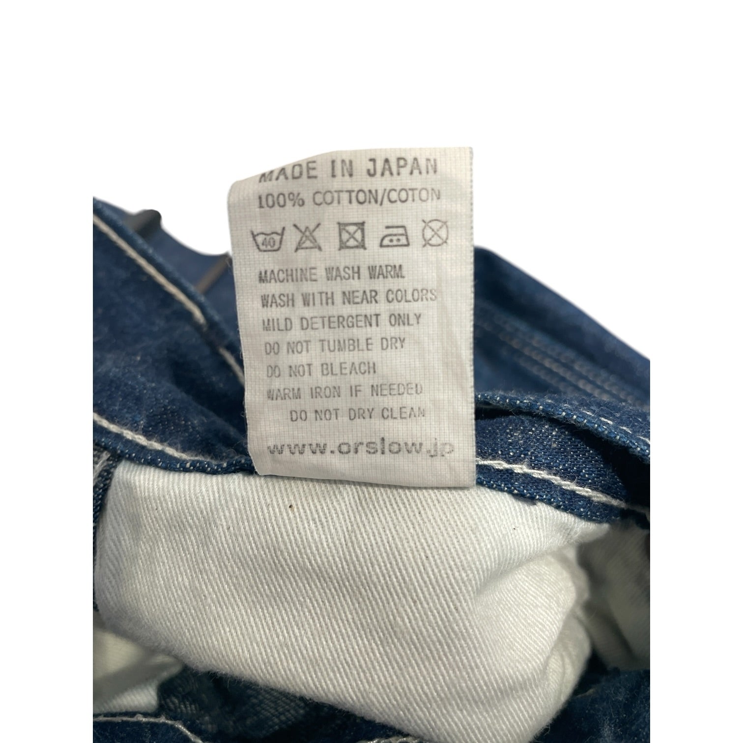 orslow/Carpenter Pants/XXS/Cotton/BLU/WHITE STITCHING view 5