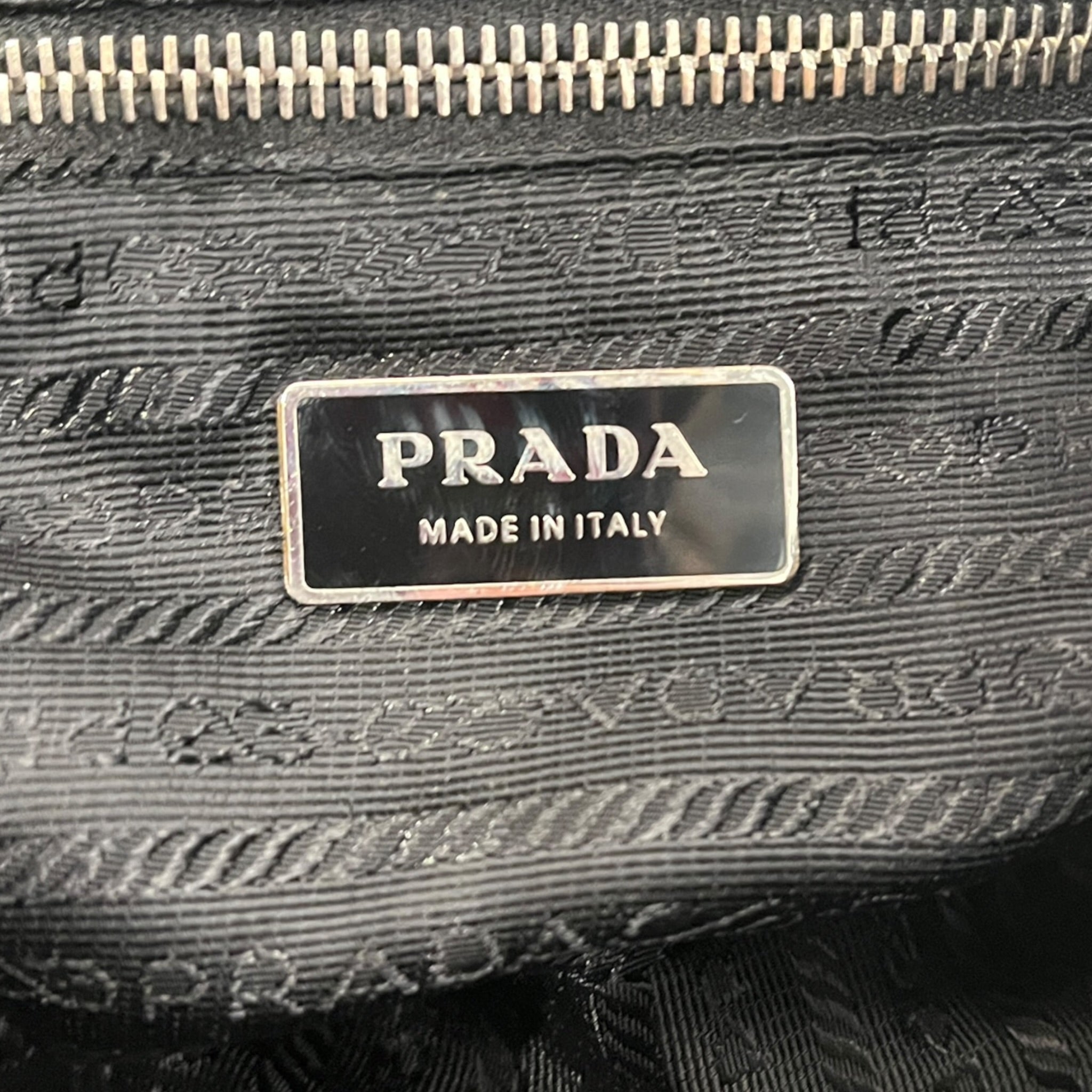 PRADA/Hand Bag/Leather/BLK/HALF MOON BUCKLE view 5