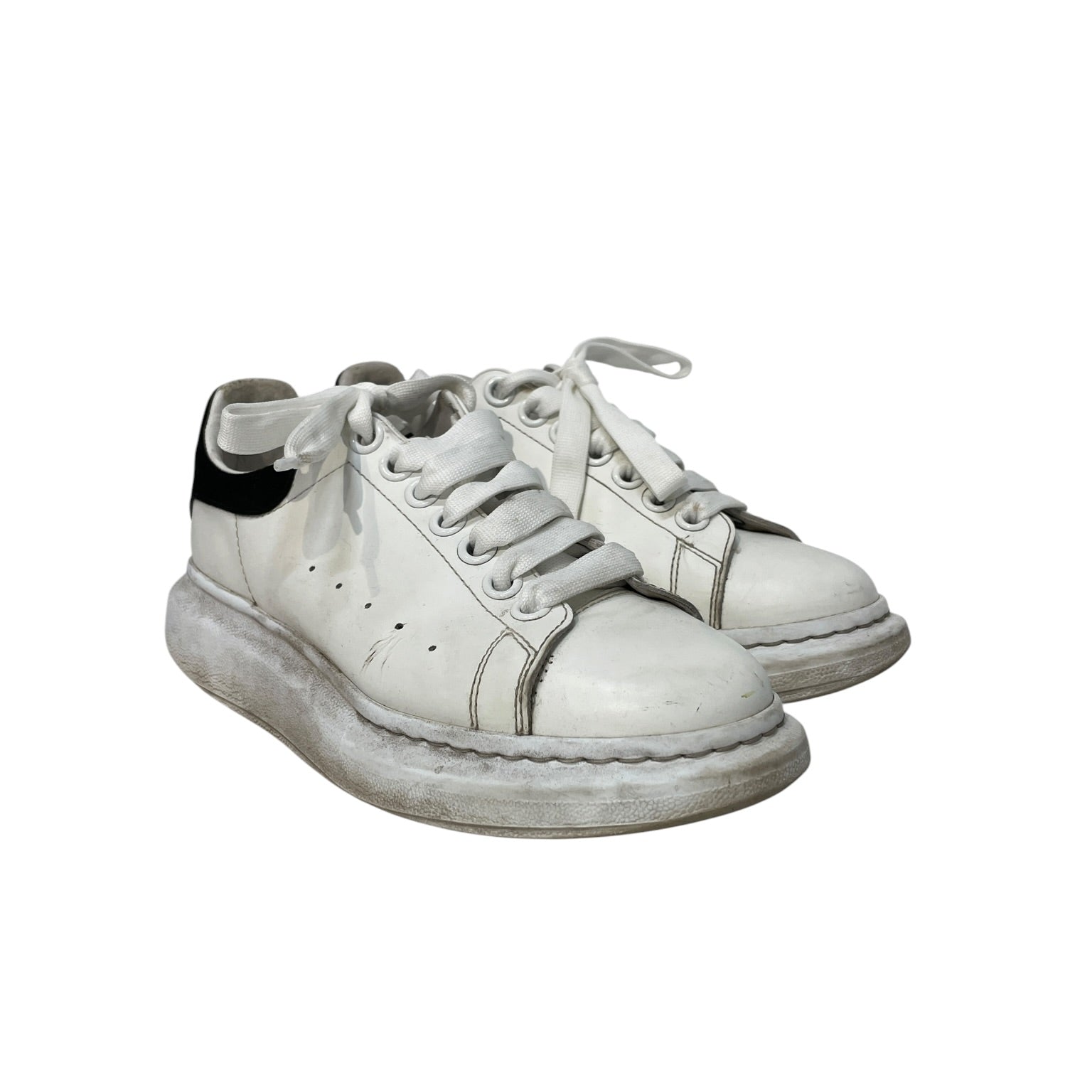 Alexander McQueen/Low-Sneakers/EU 37.5/Leather/WHT/Oversized Sneakers view 1