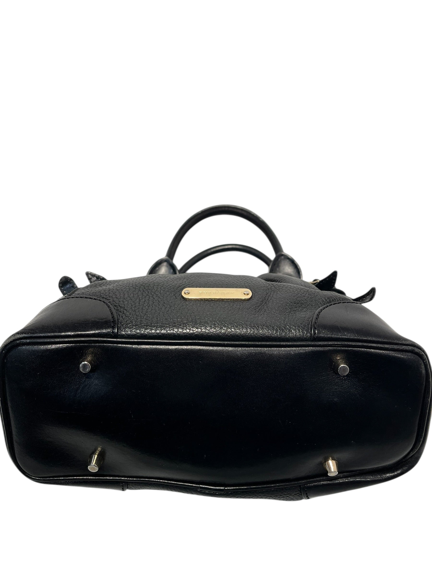 BURBERRY/Bag/Leather/BLK/Bridle Whipstitch view 6